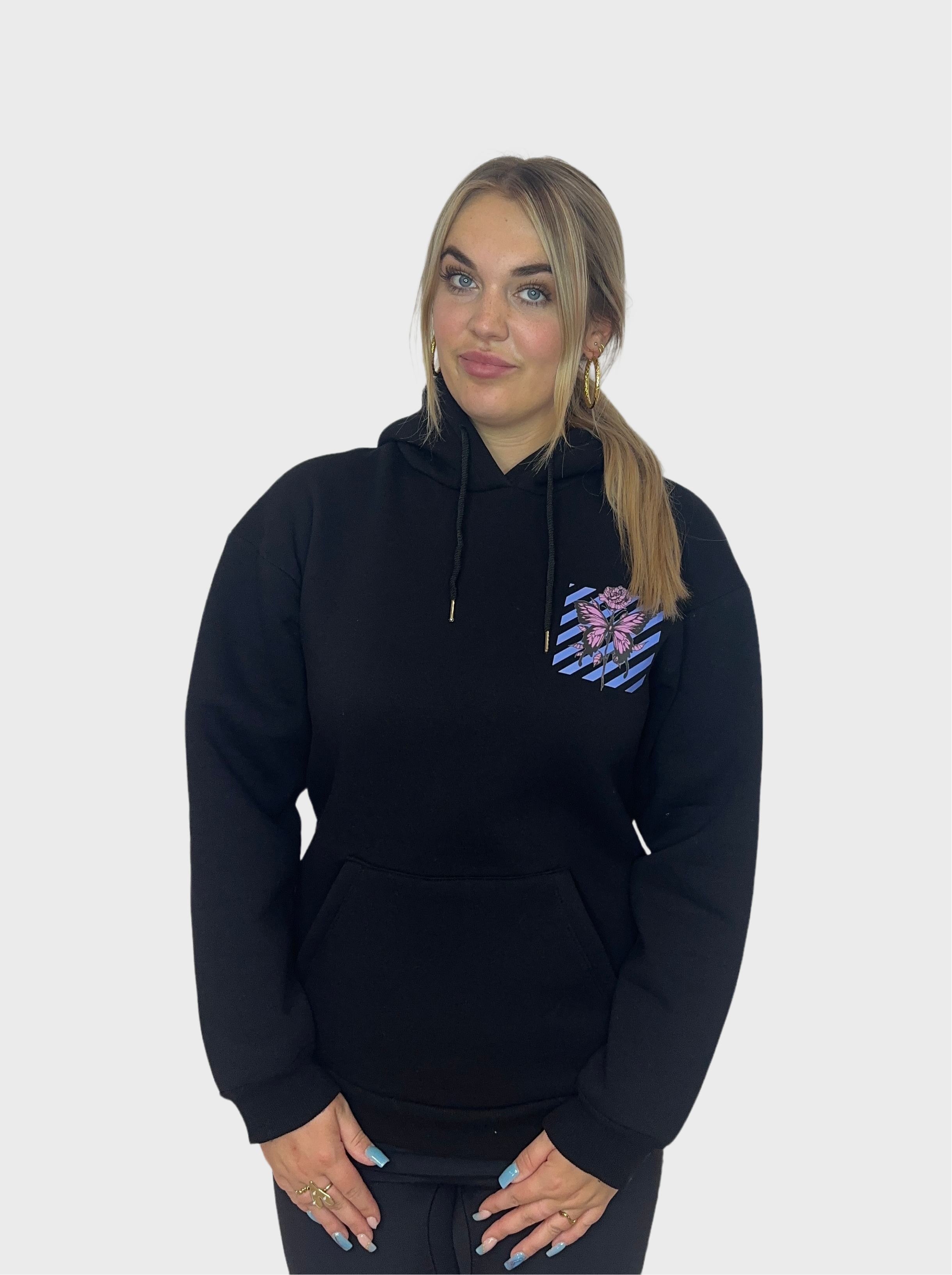 Spirit Butterfly Hoodie - Zwart