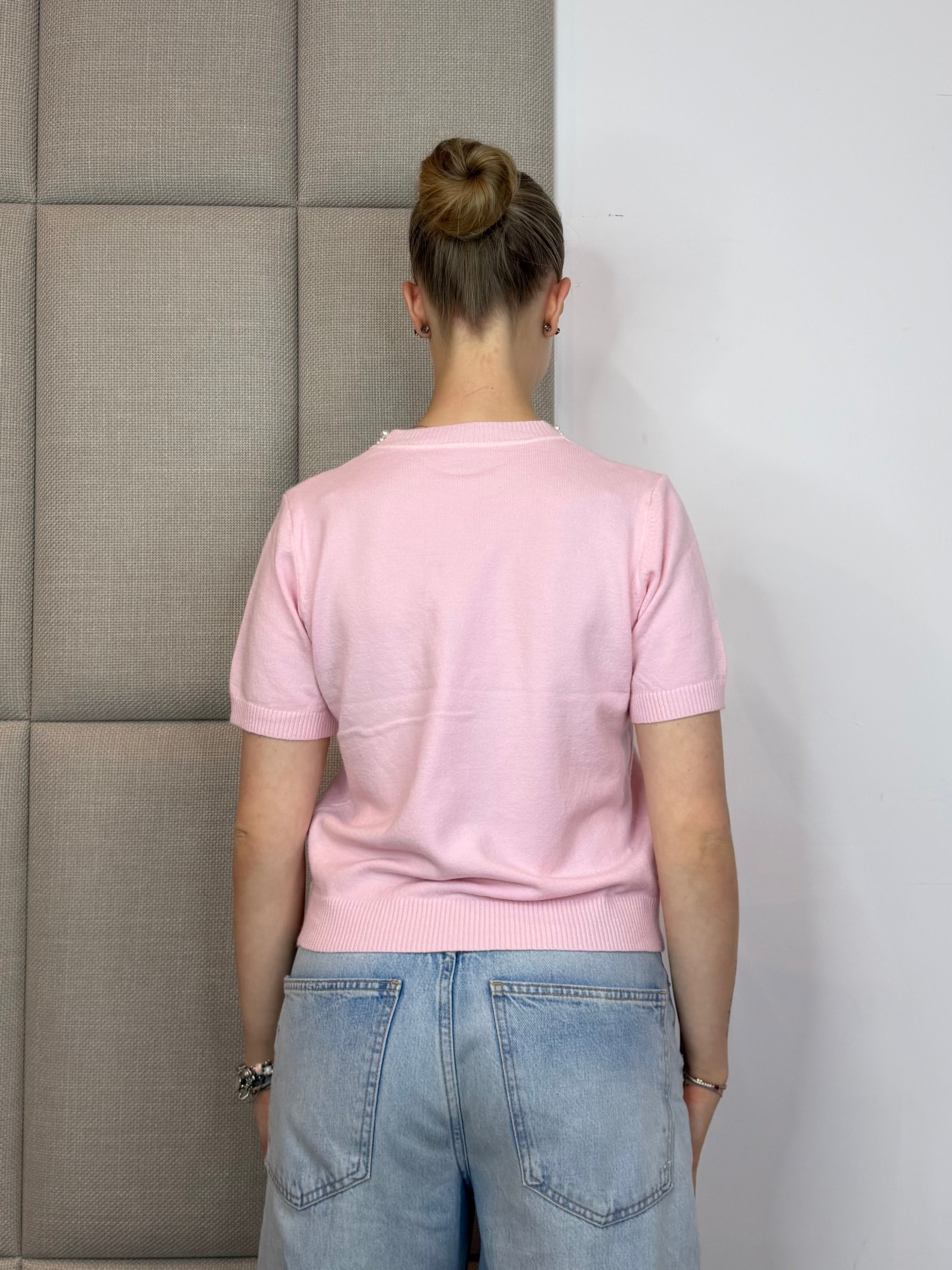 Parel Top - Roze