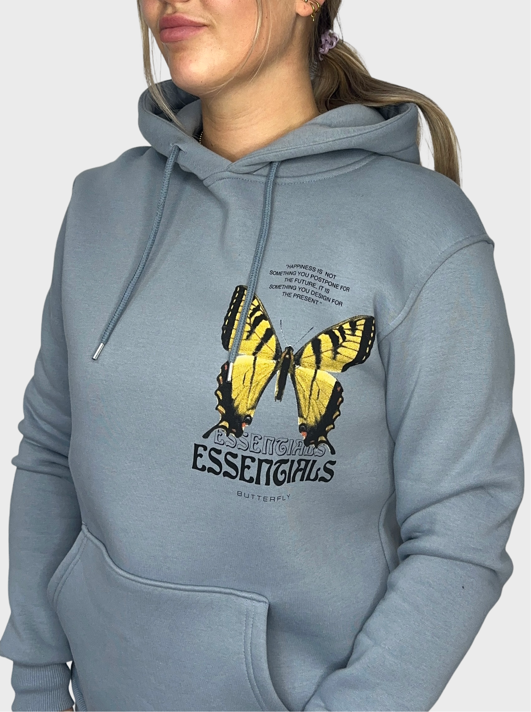 Essengials Butterfly Hoodie - Blauw