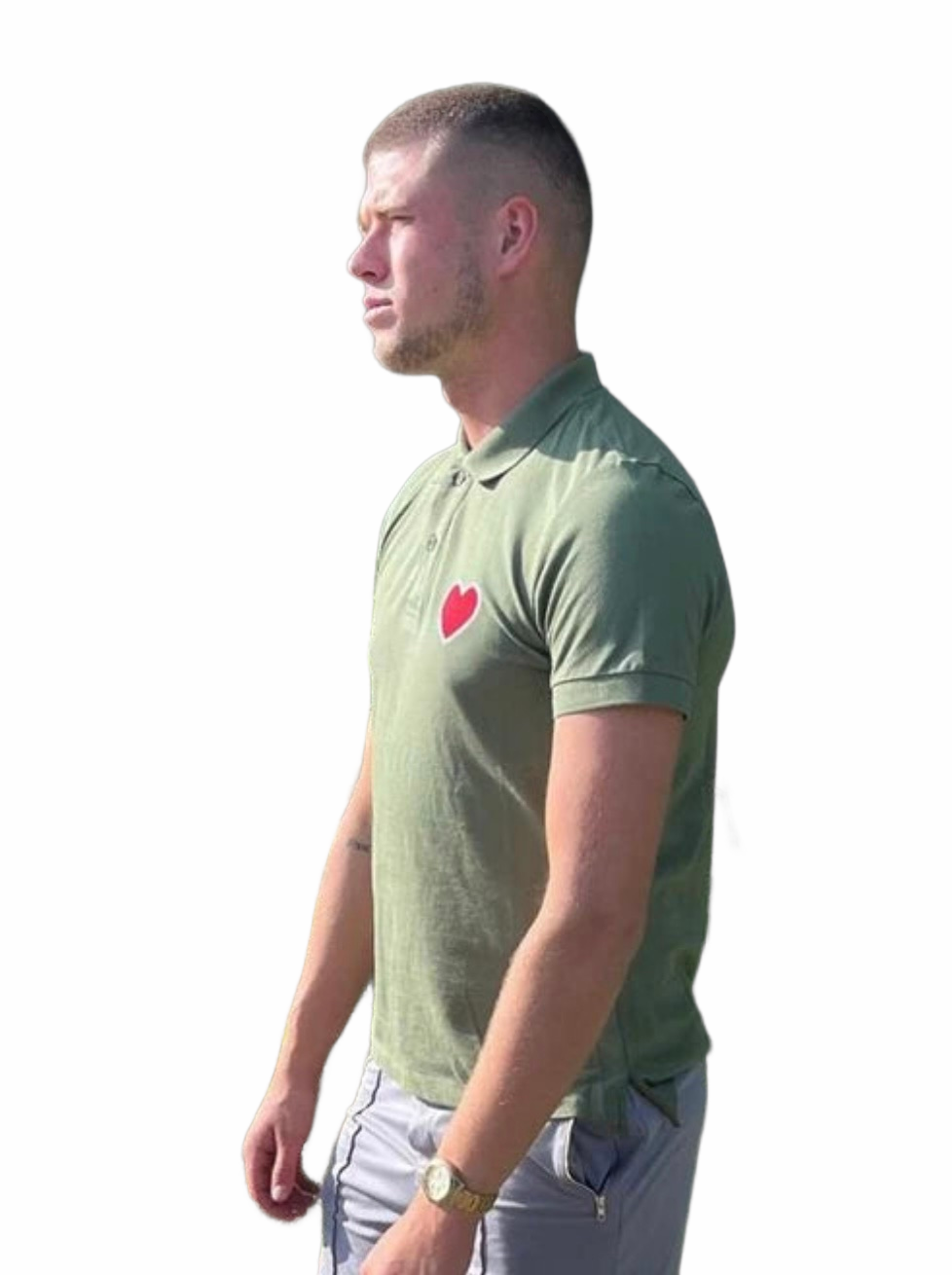 Love Polo - Army Groen - Flexxfashion Flexxfashion Love Polo - Army Groen