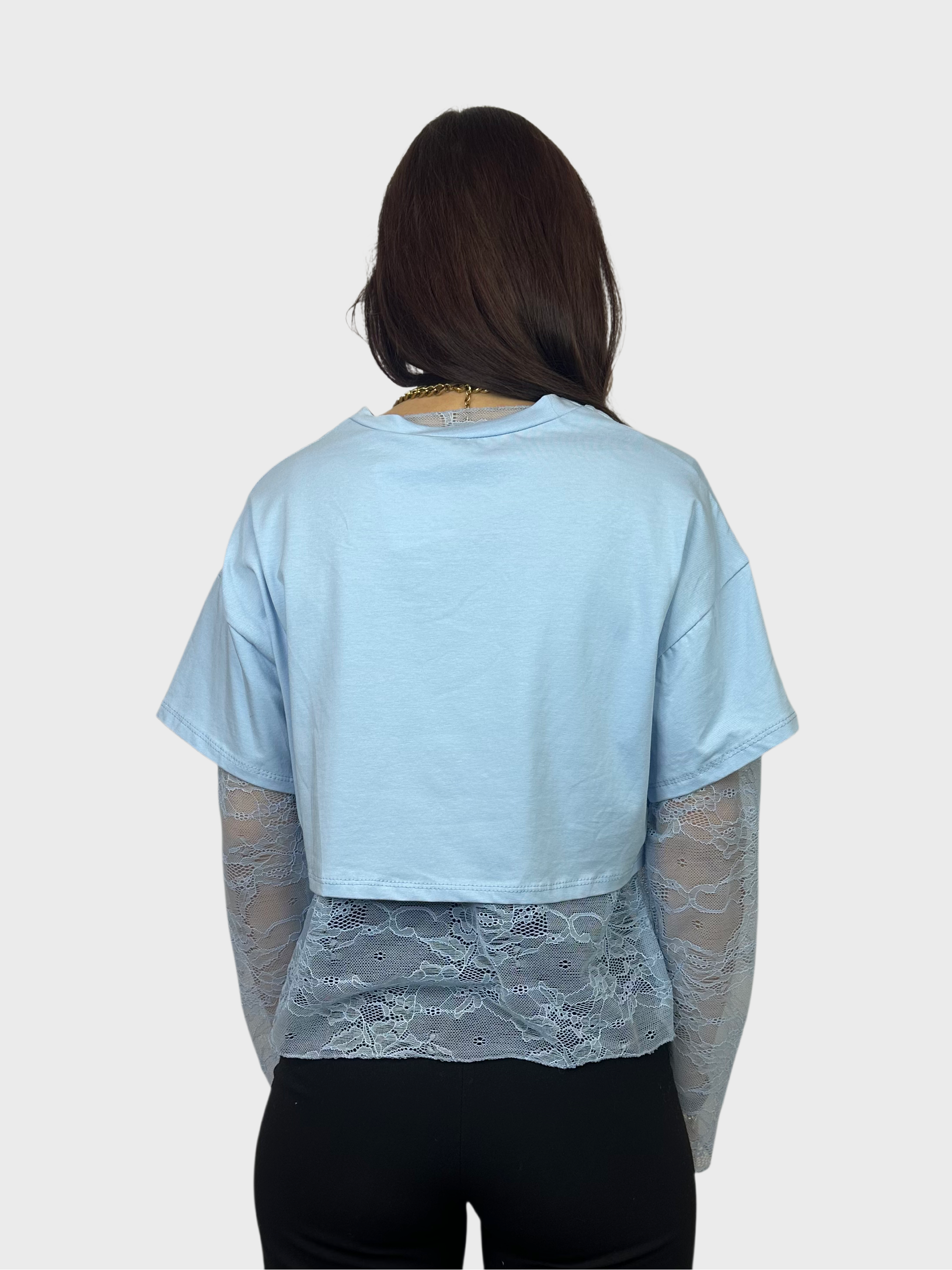 Layered Top - Blauw