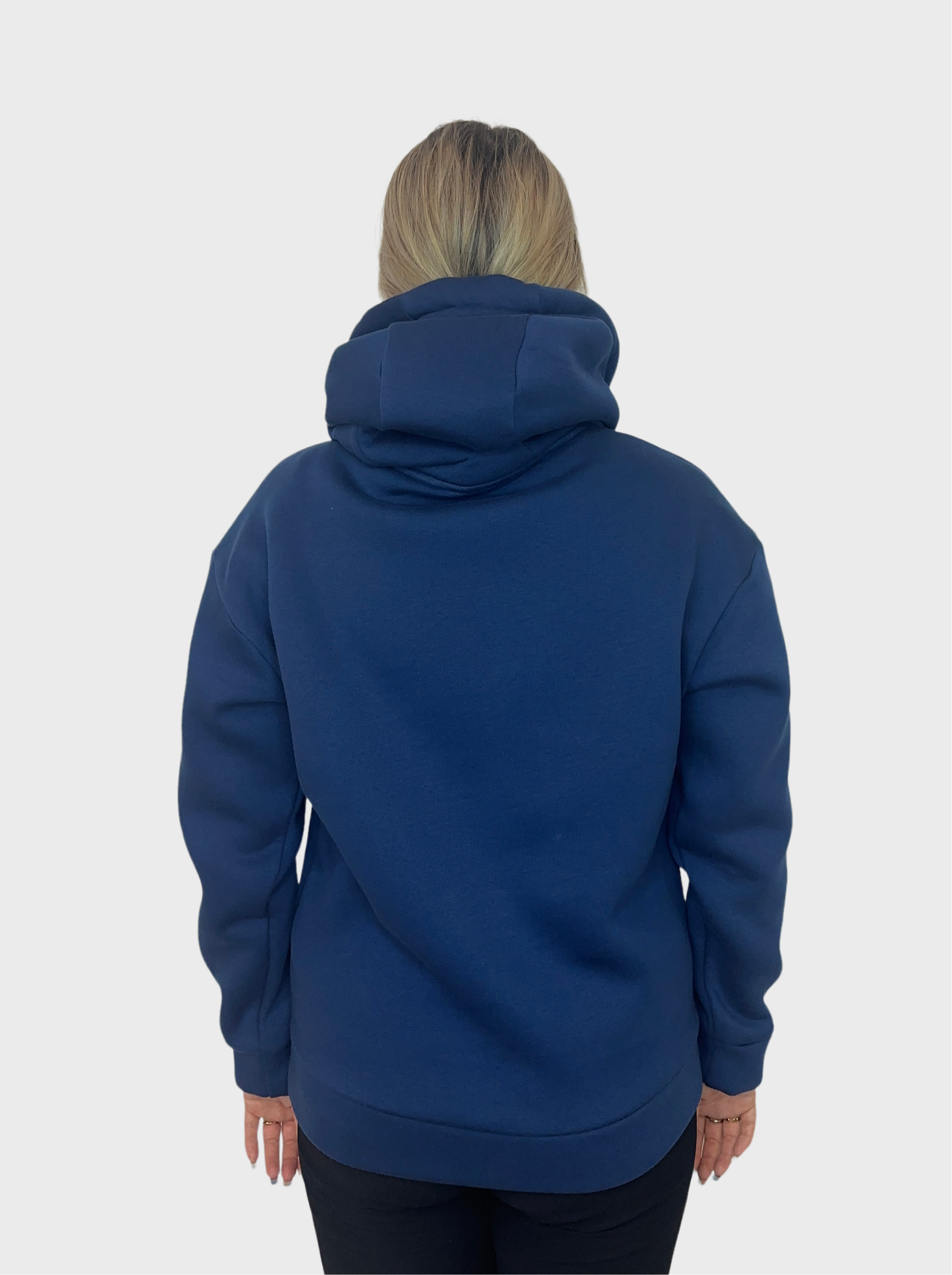 Eyes Heart Hoodie - Navy met Rood