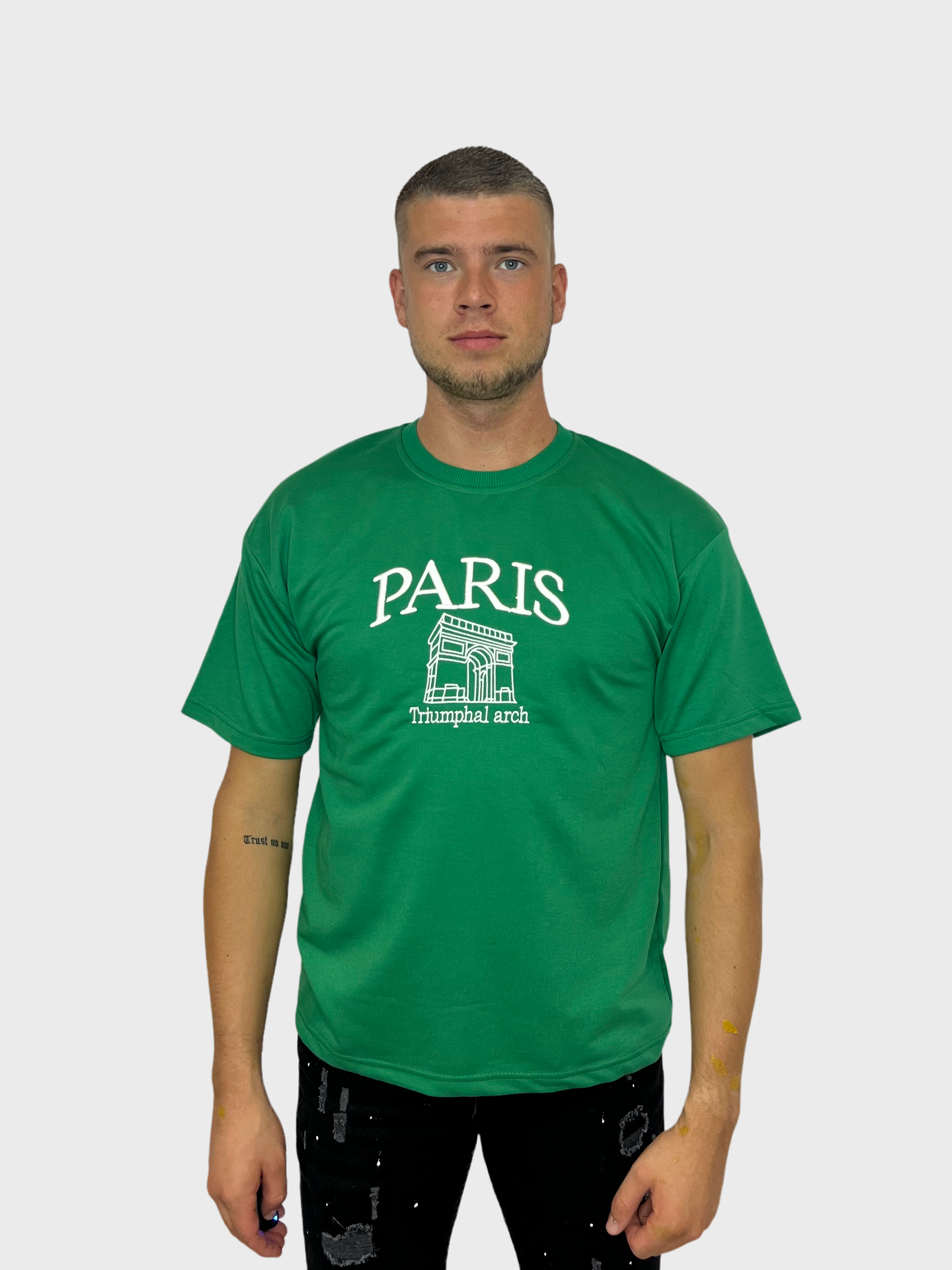 Paris Basic T-Shirt - Groen