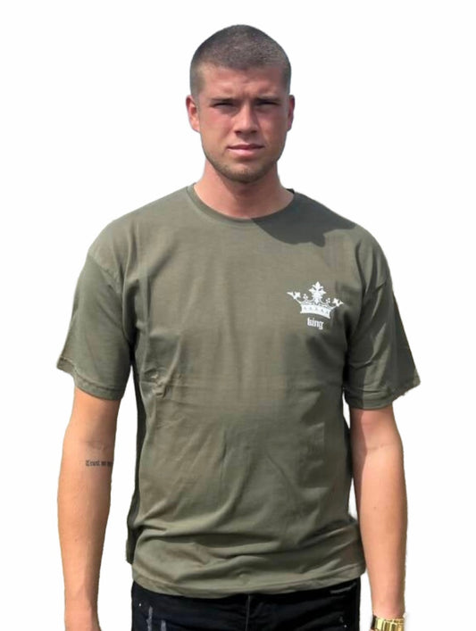 King T-Shirt - Army Groen