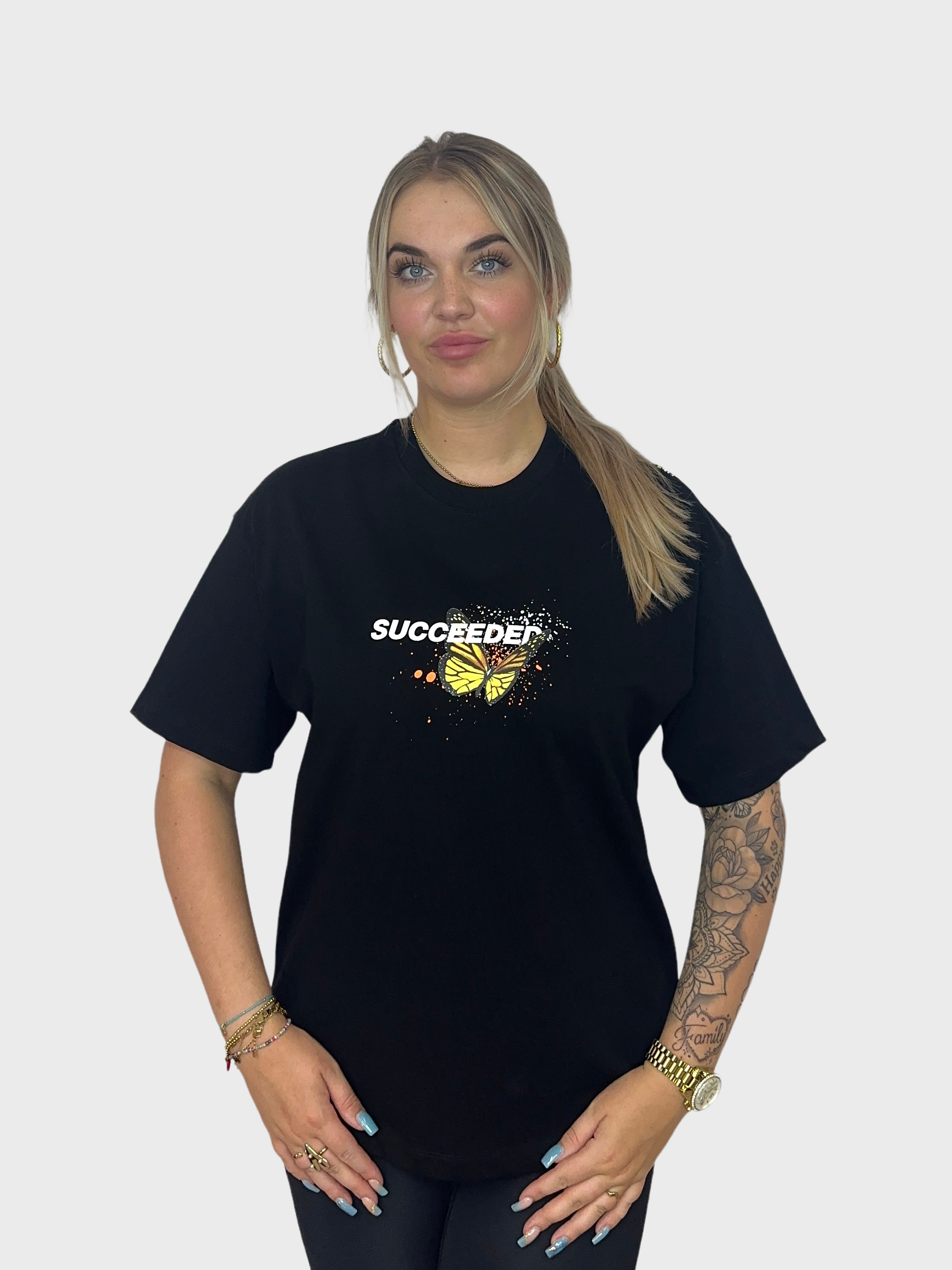 Succeeded T-Shirt - Zwart