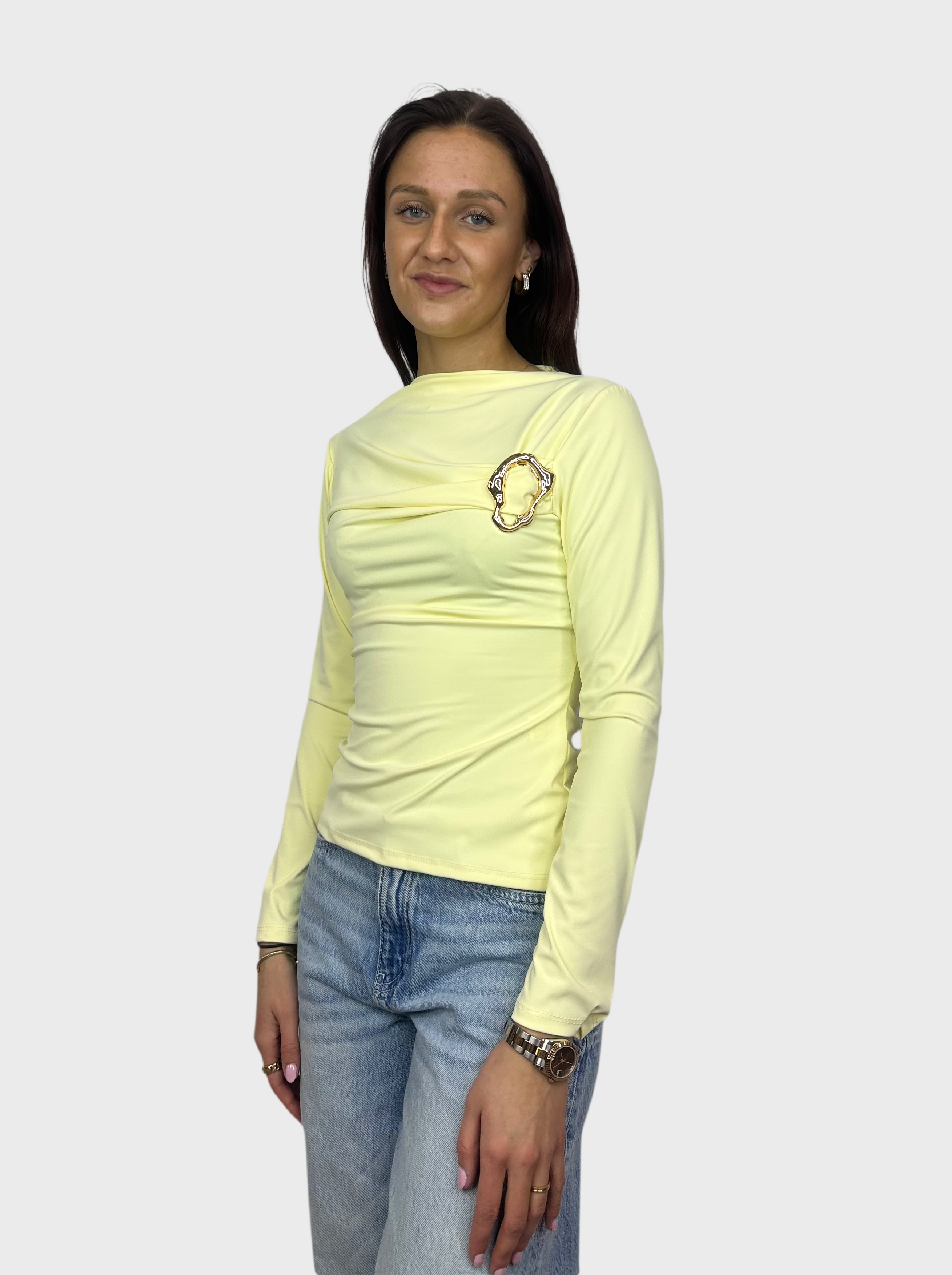 Classy Top - Butter Yellow