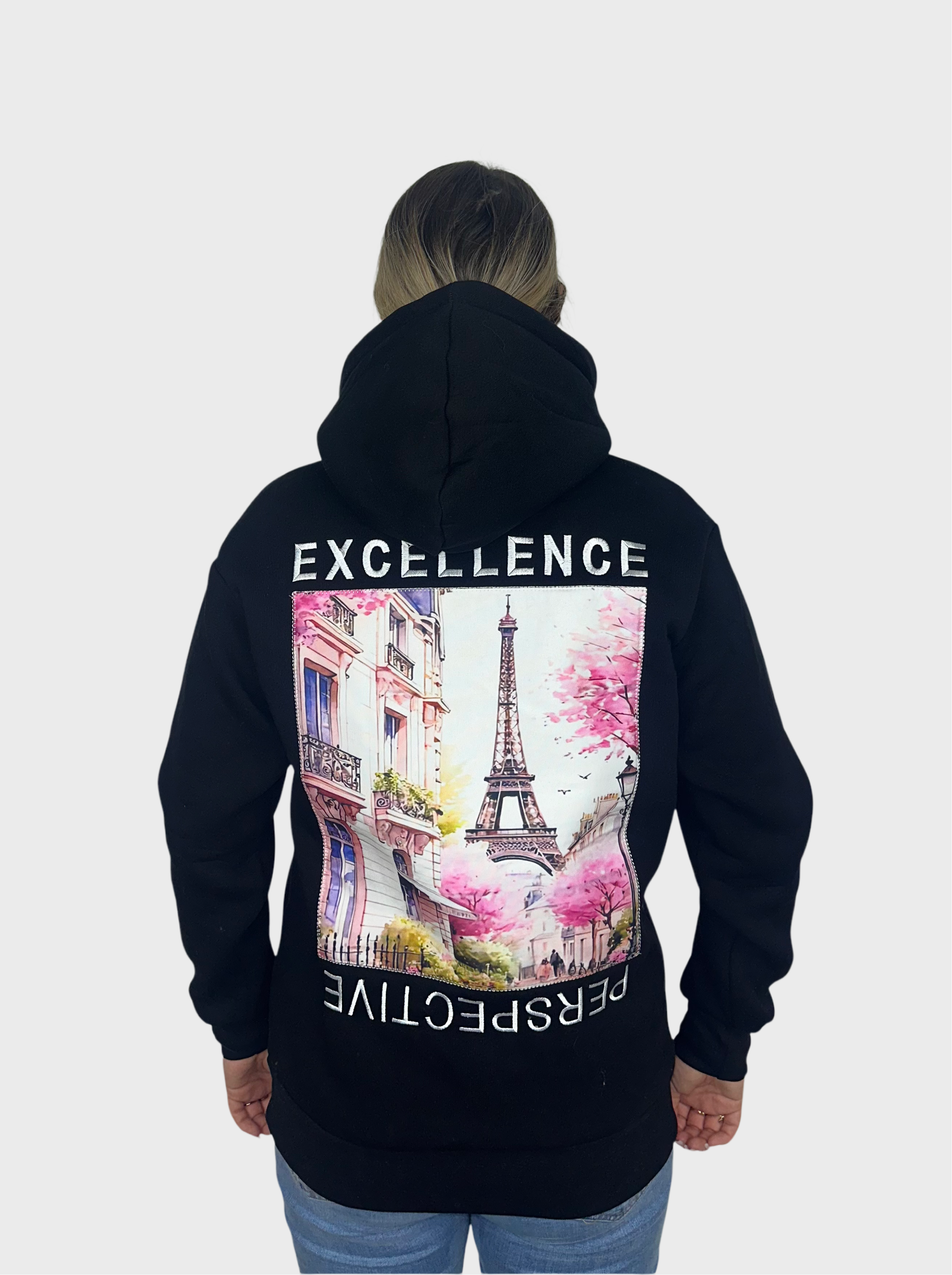 Tower Flower Hoodie - Zwart