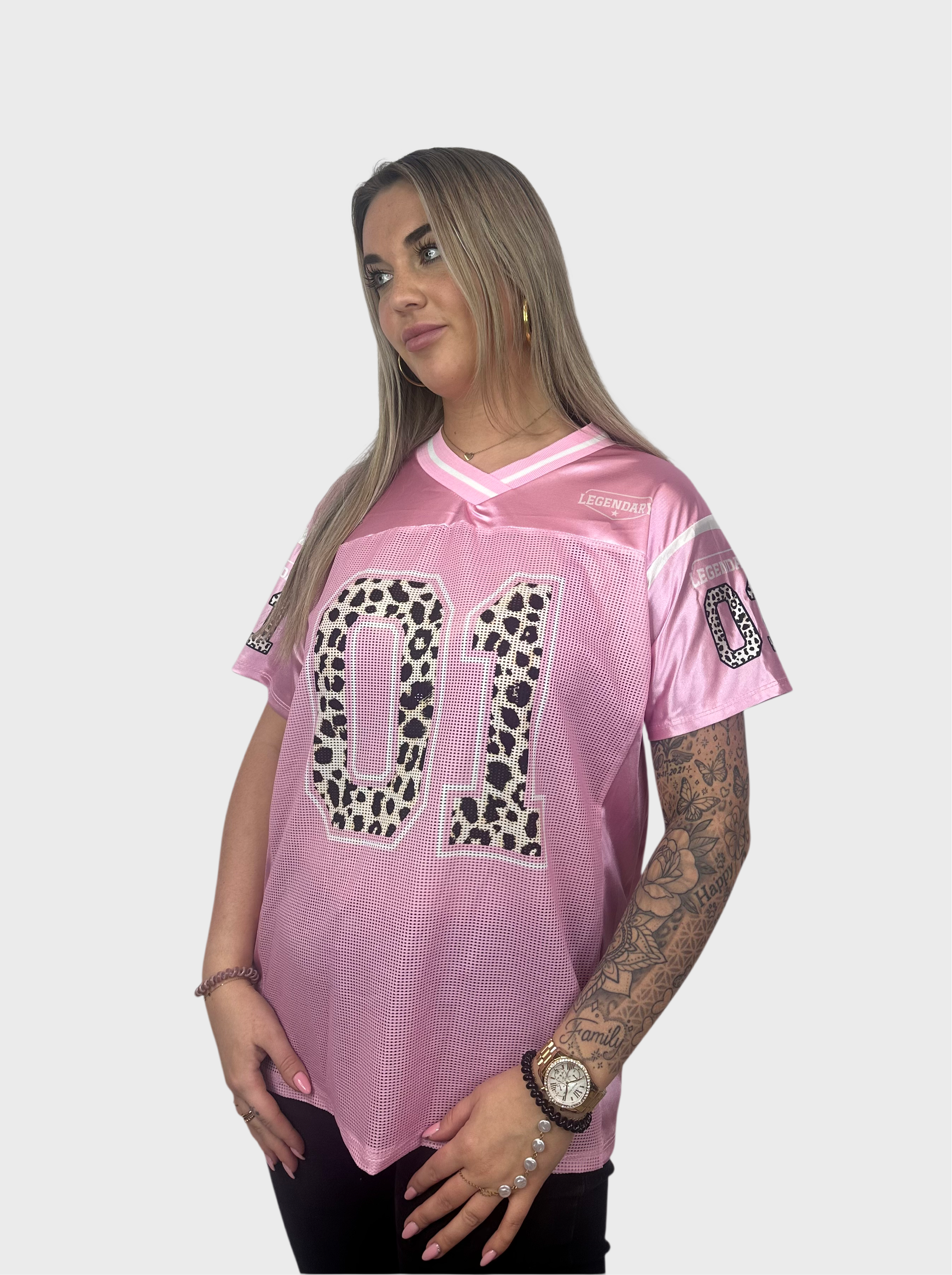 Legendary Jersey T-Shirt - Licht Roze