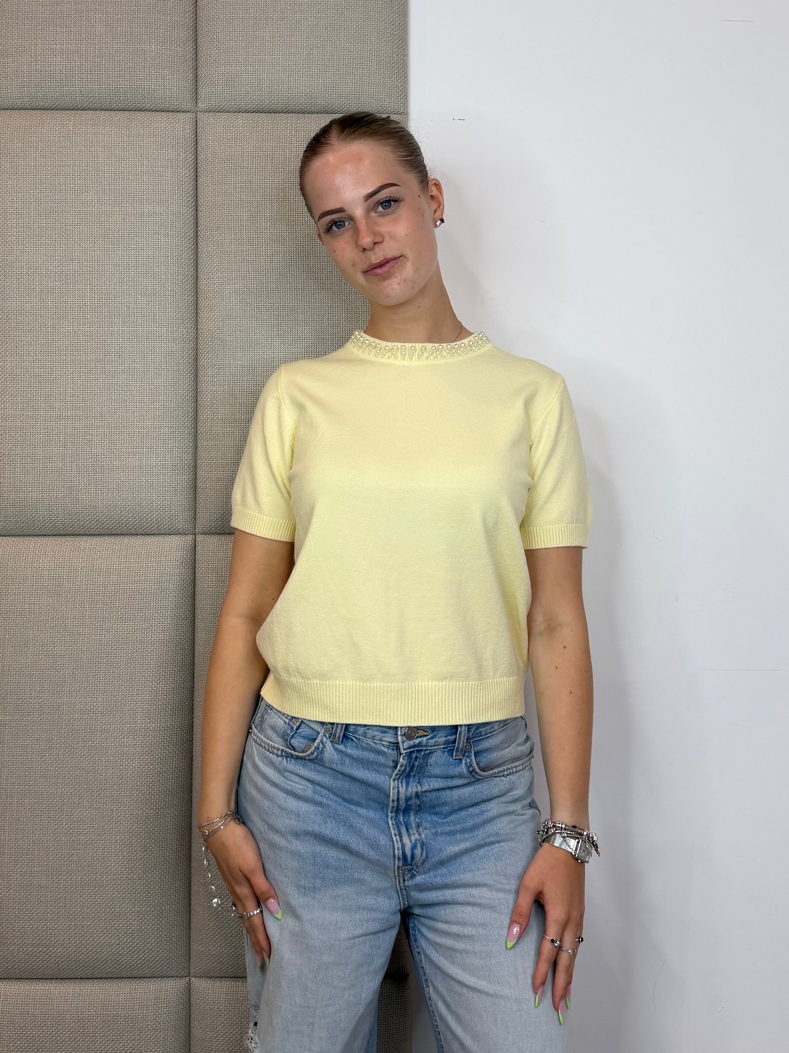 Parel Top - Butter Yellow