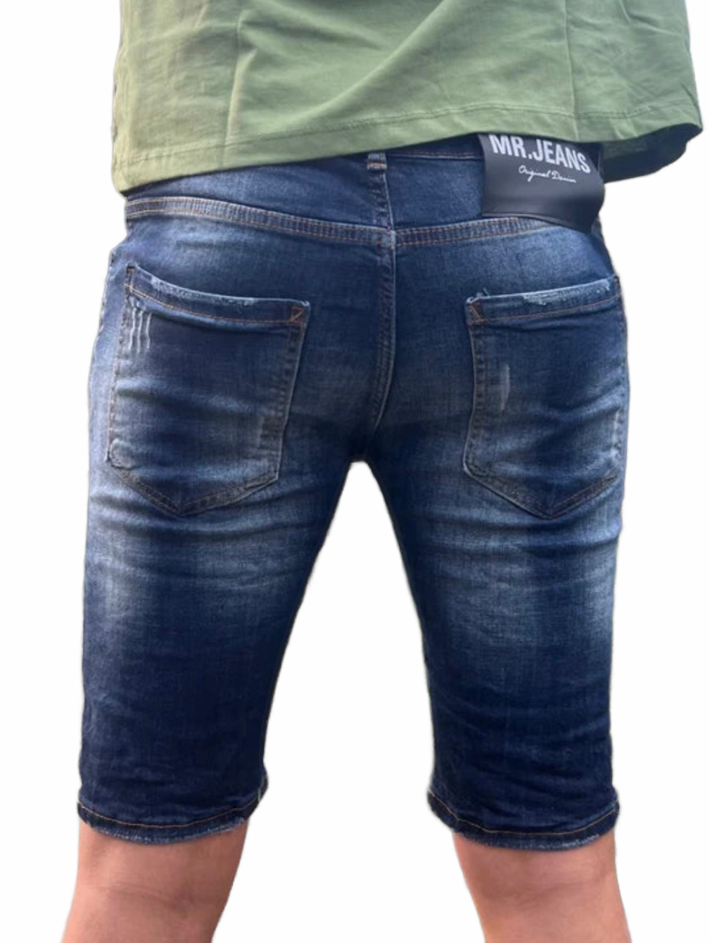 Tired Short Jean - Donker Blauw