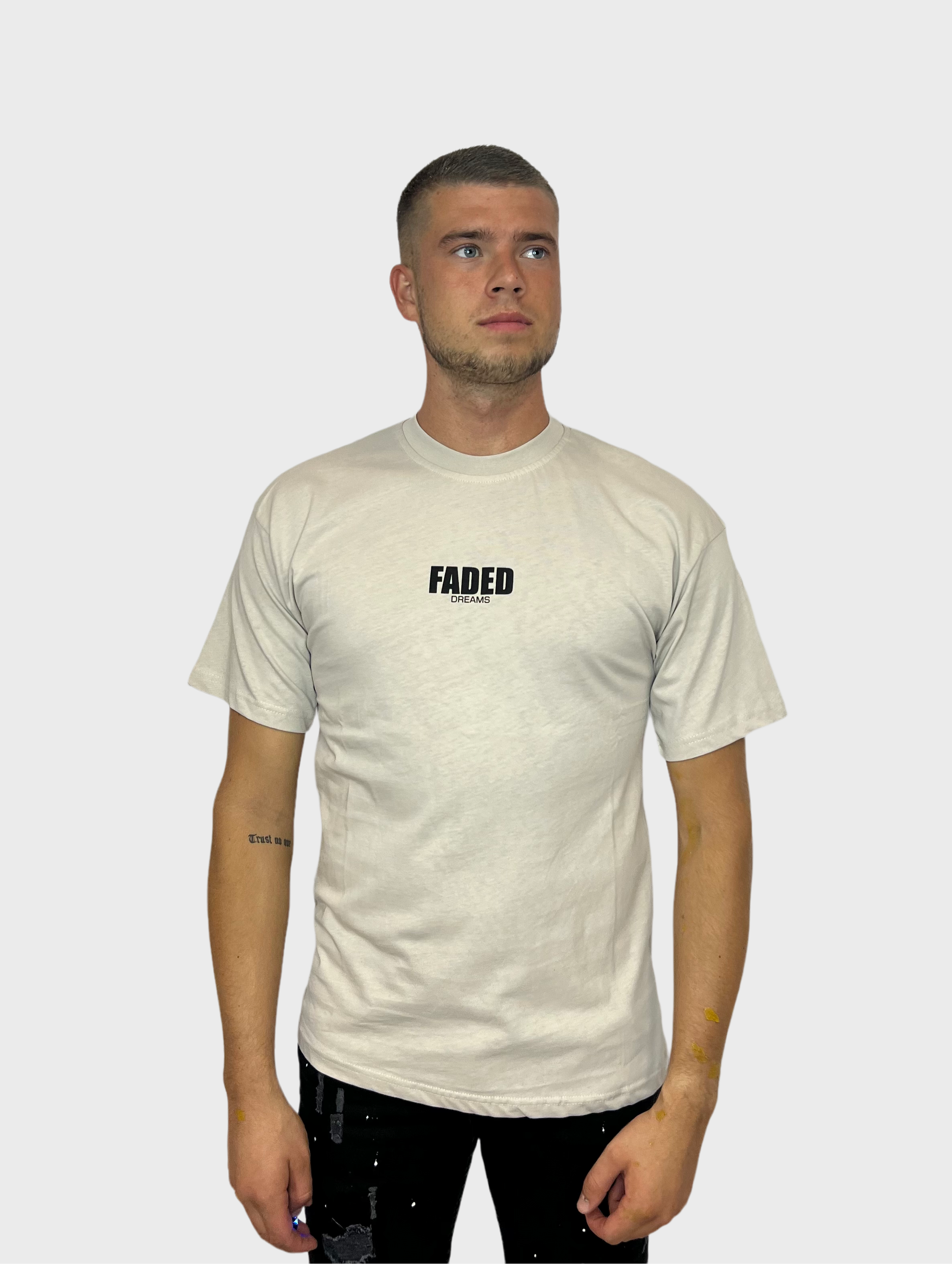 Faded T-Shirt - Beige