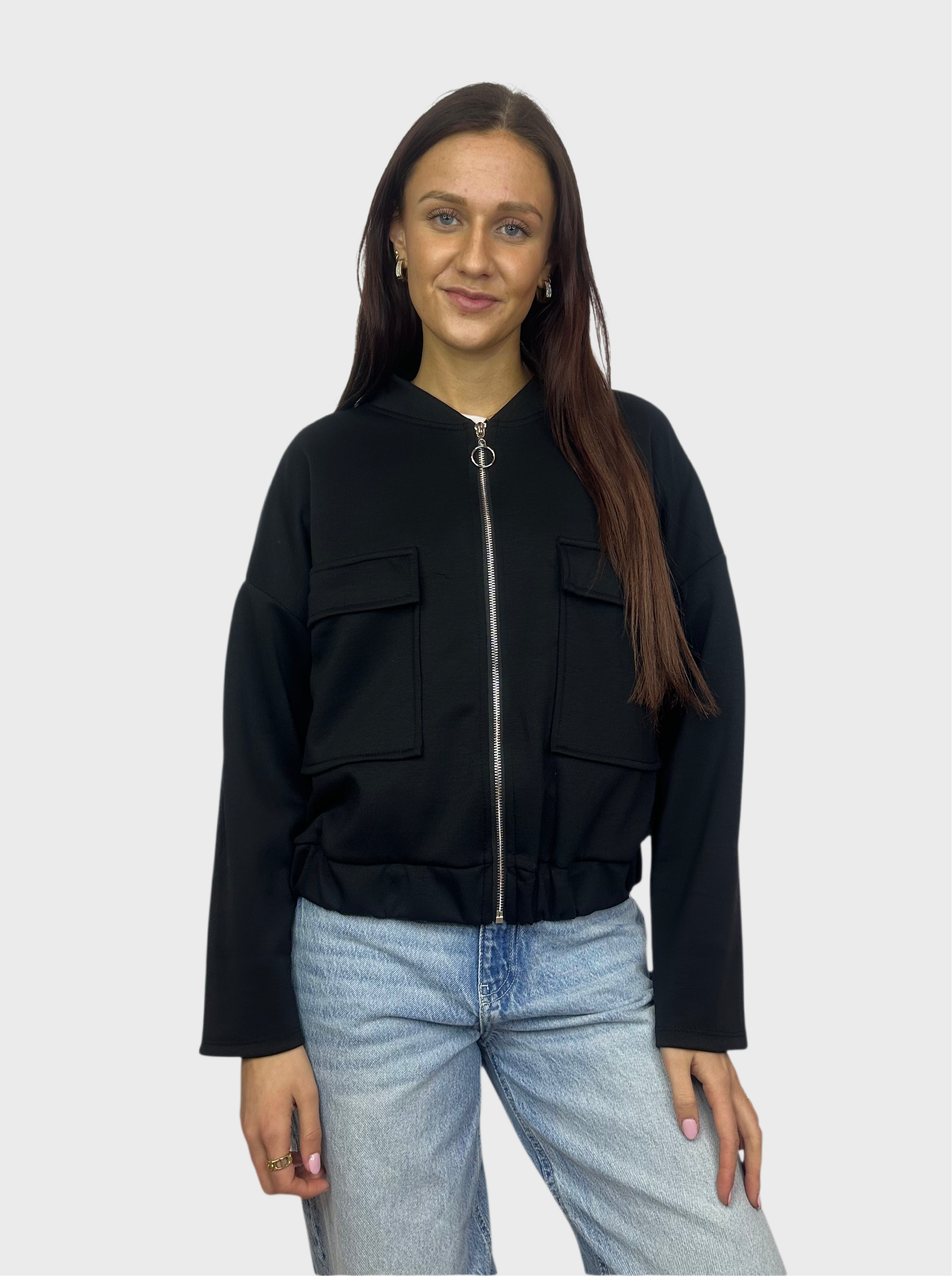 Cargo Jacket - Zwart