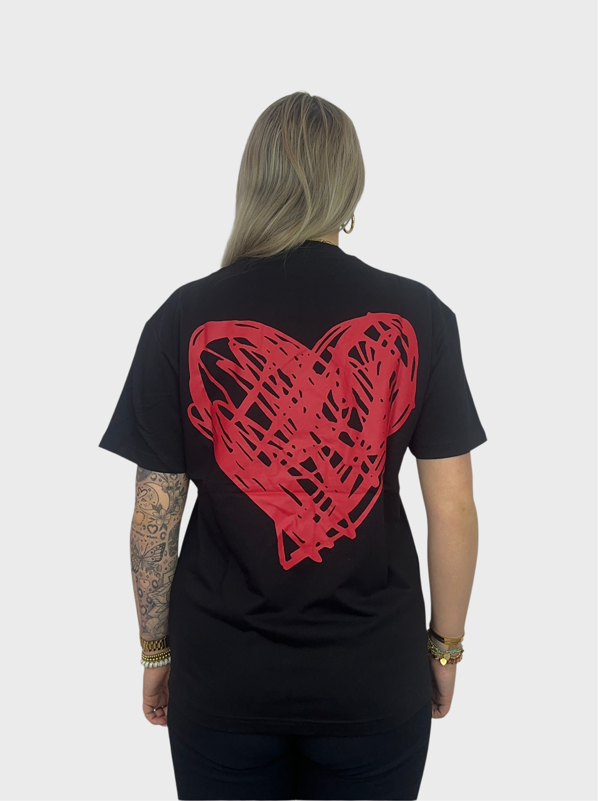 Love You T-Shirt - Zwart