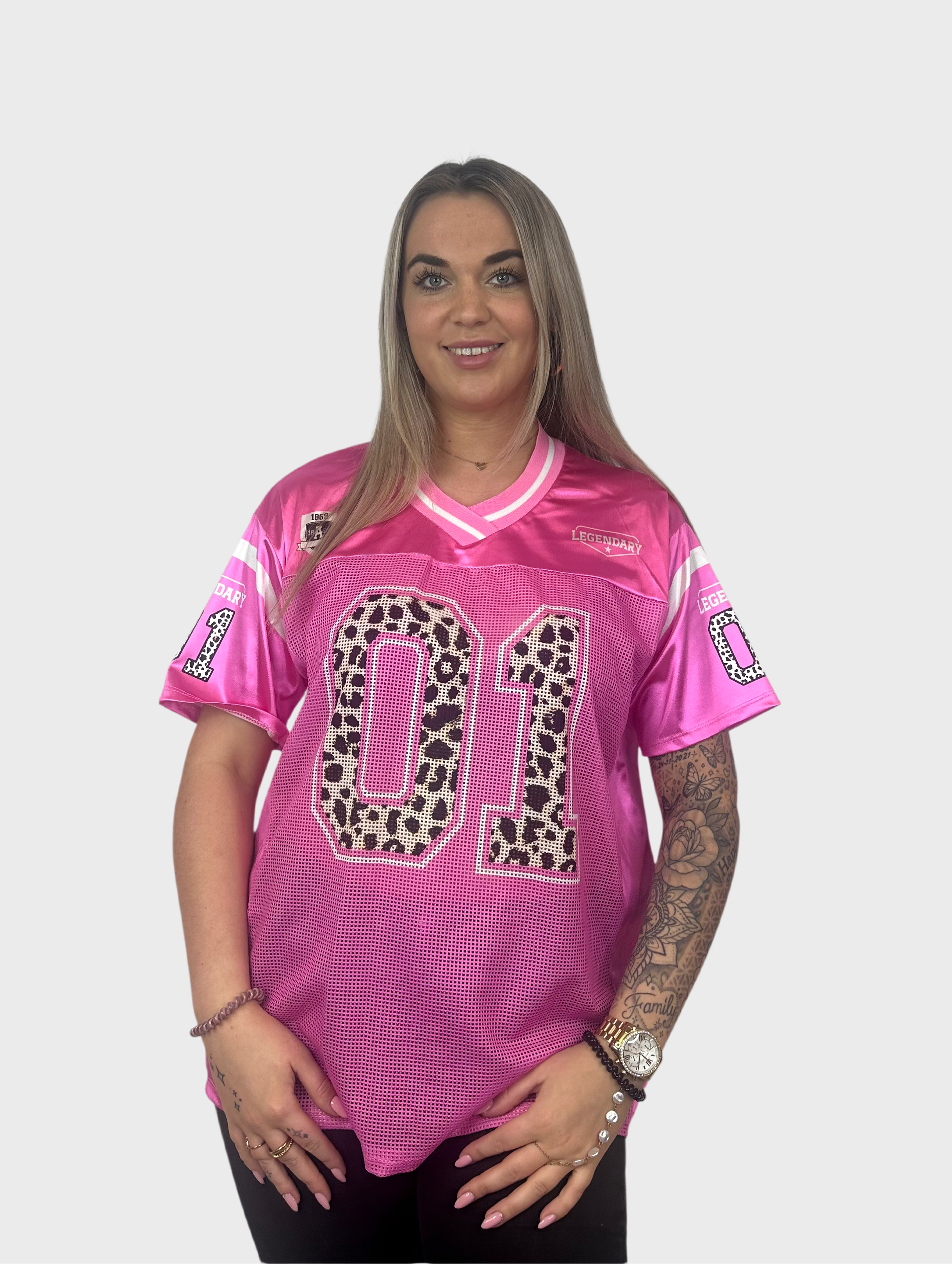 Legendary Jersey T-Shirt - Fuchsia Roze