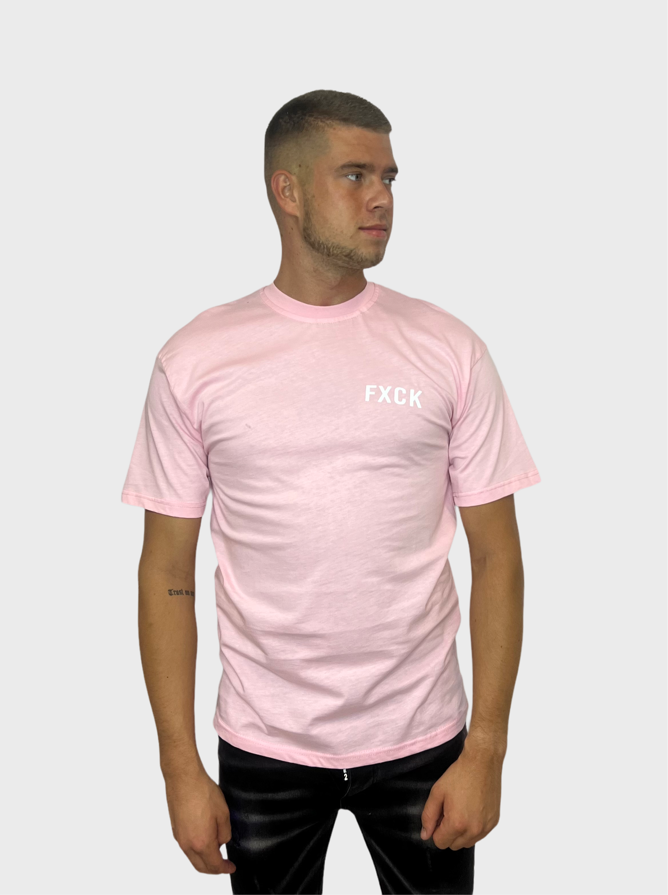 Fxck T-Shirt - Baby Roze