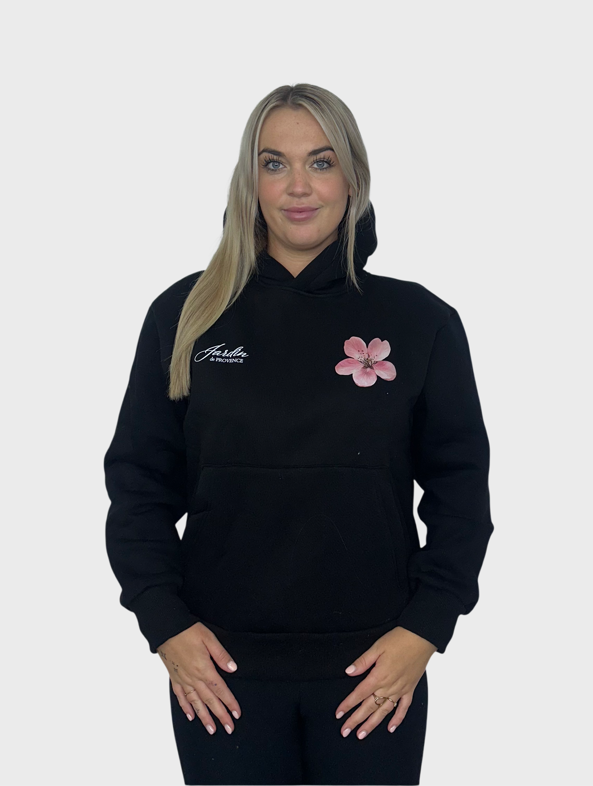 Jardin Flower Hoodie - Zwart
