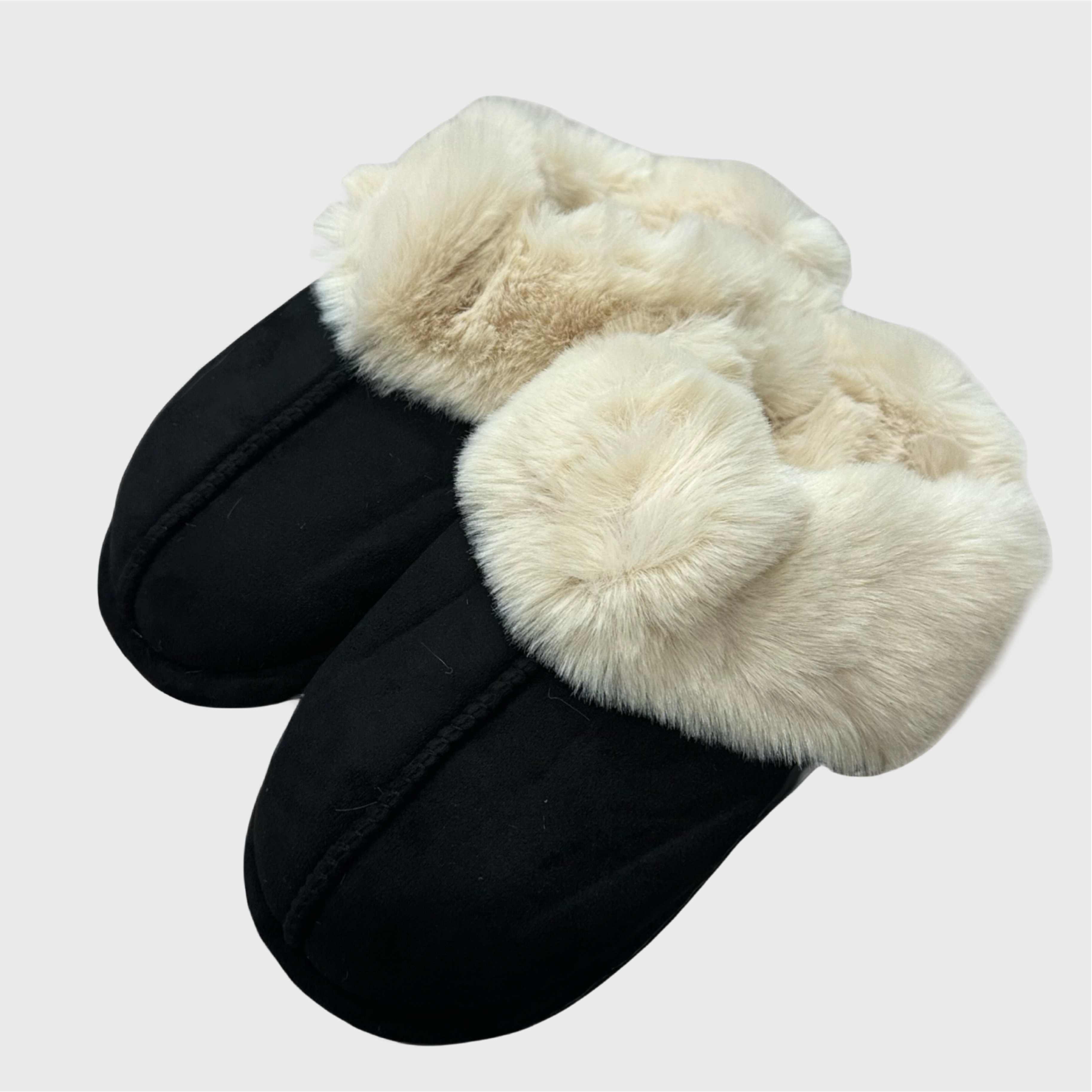 Basic Pantoffels - Zwart (36 t/m 41)