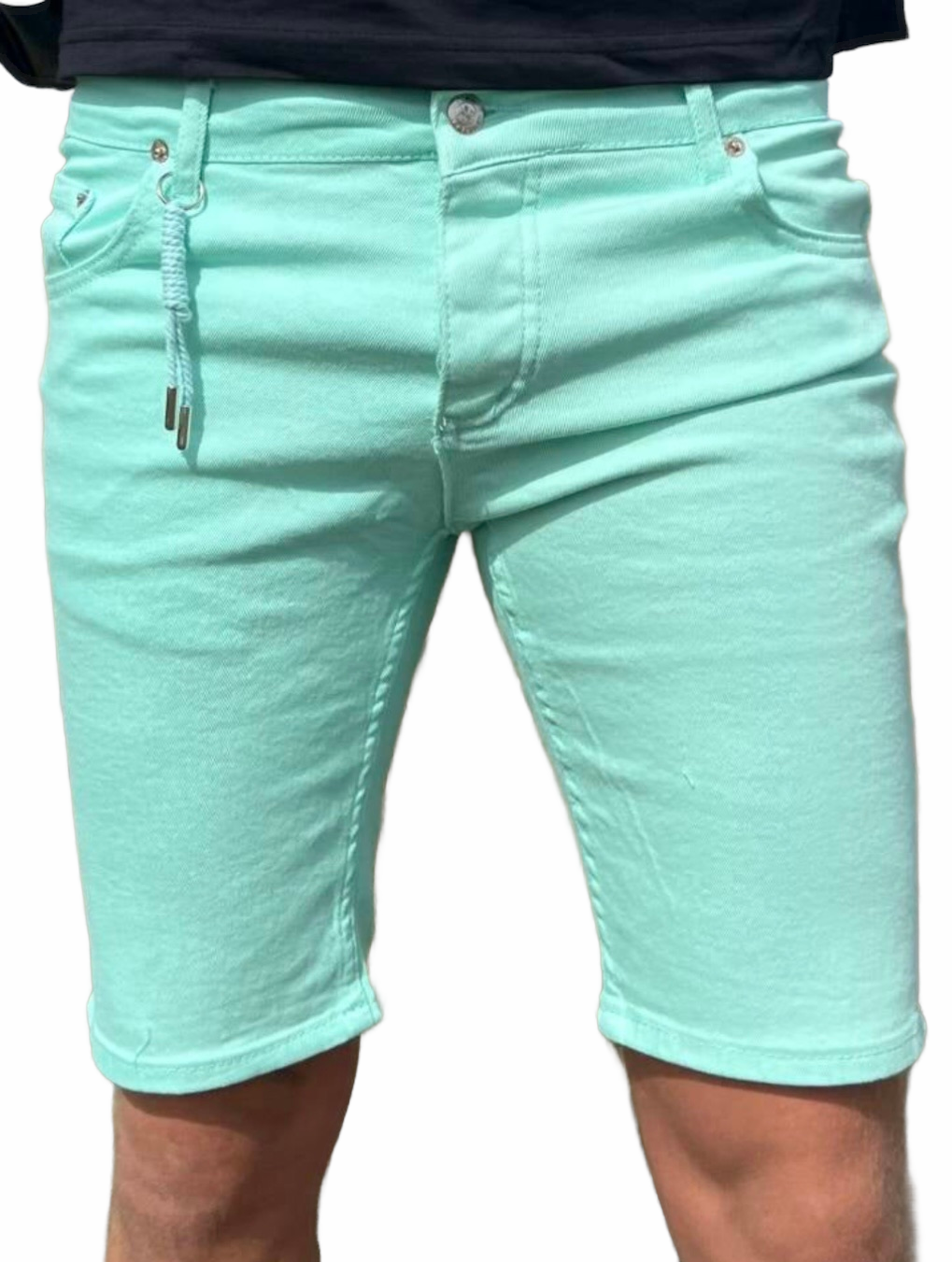 Mint Short Jean - Flexxfashion Flexxfashion Mint Short Jean