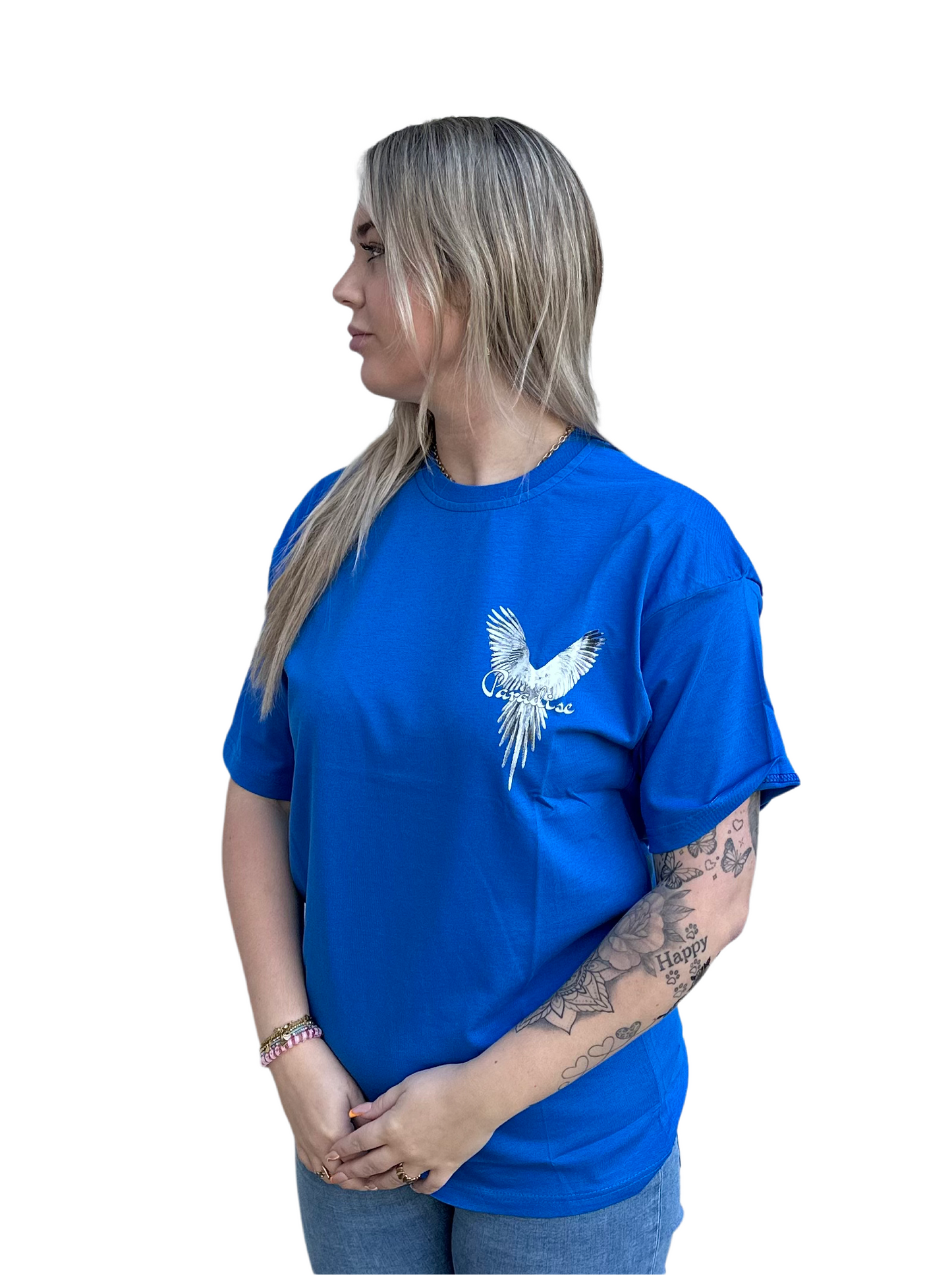 Paradise T-Shirt - Kobalt Blauw