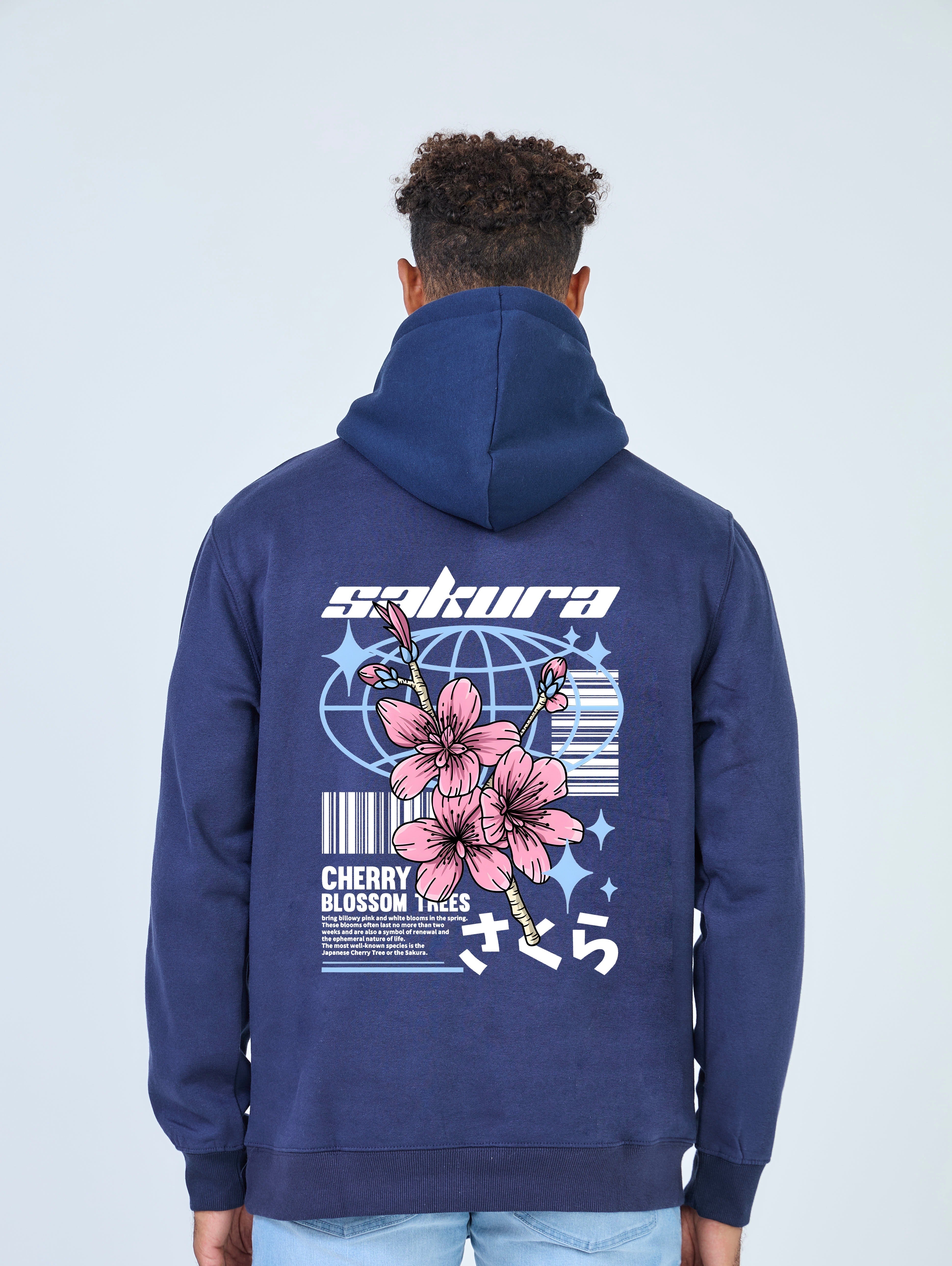 Sakura Hoodie - Navy