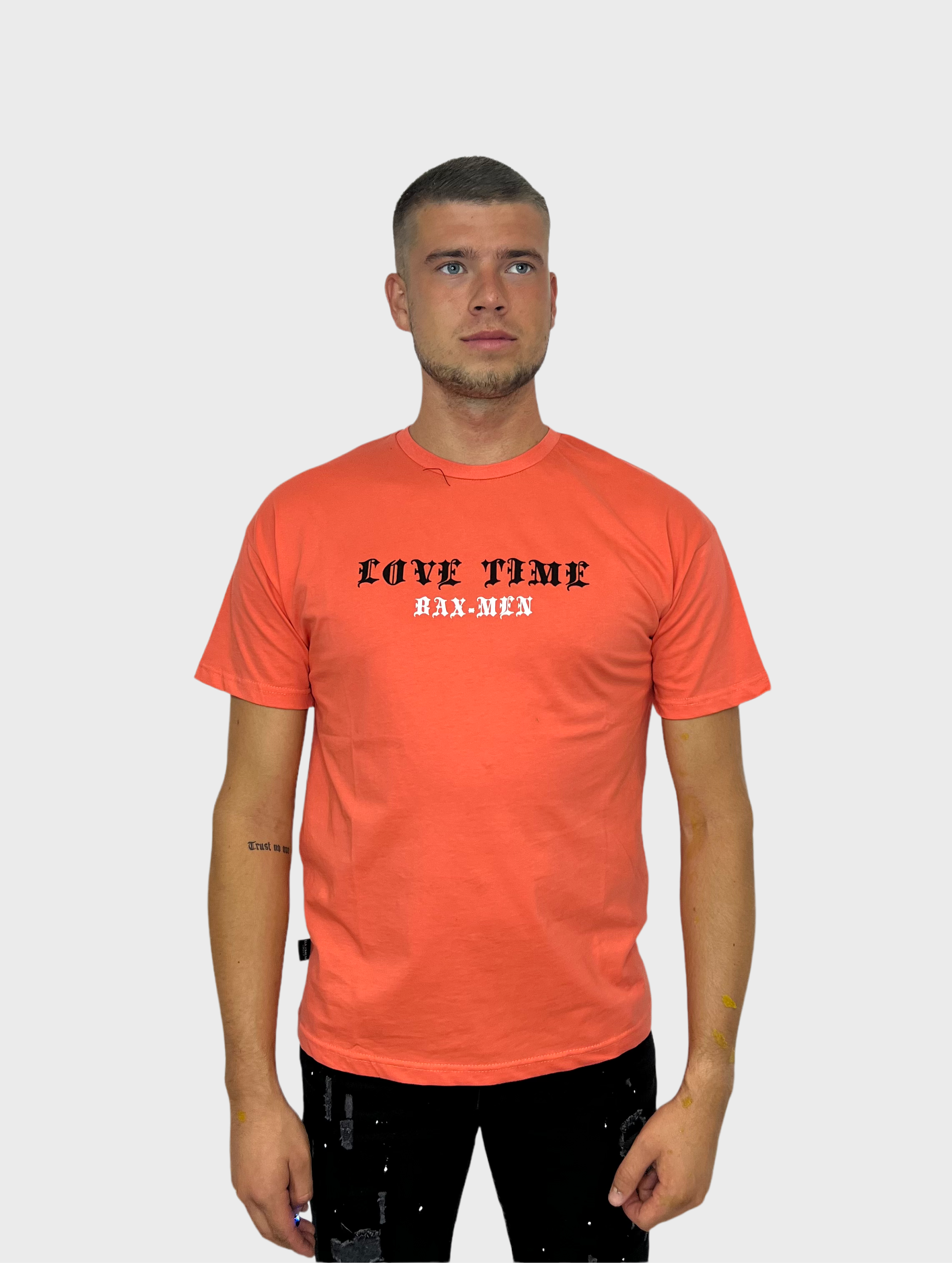 Love Time T-Shirt - Oranje