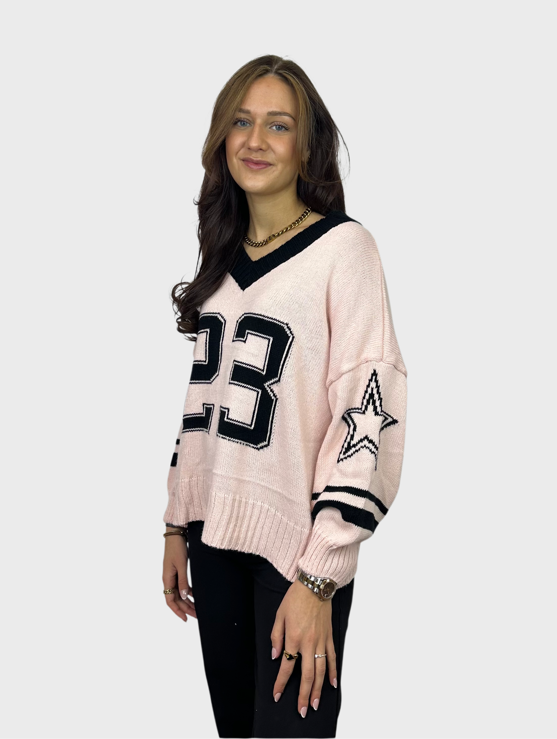 Stars 23 Sweater - Roze