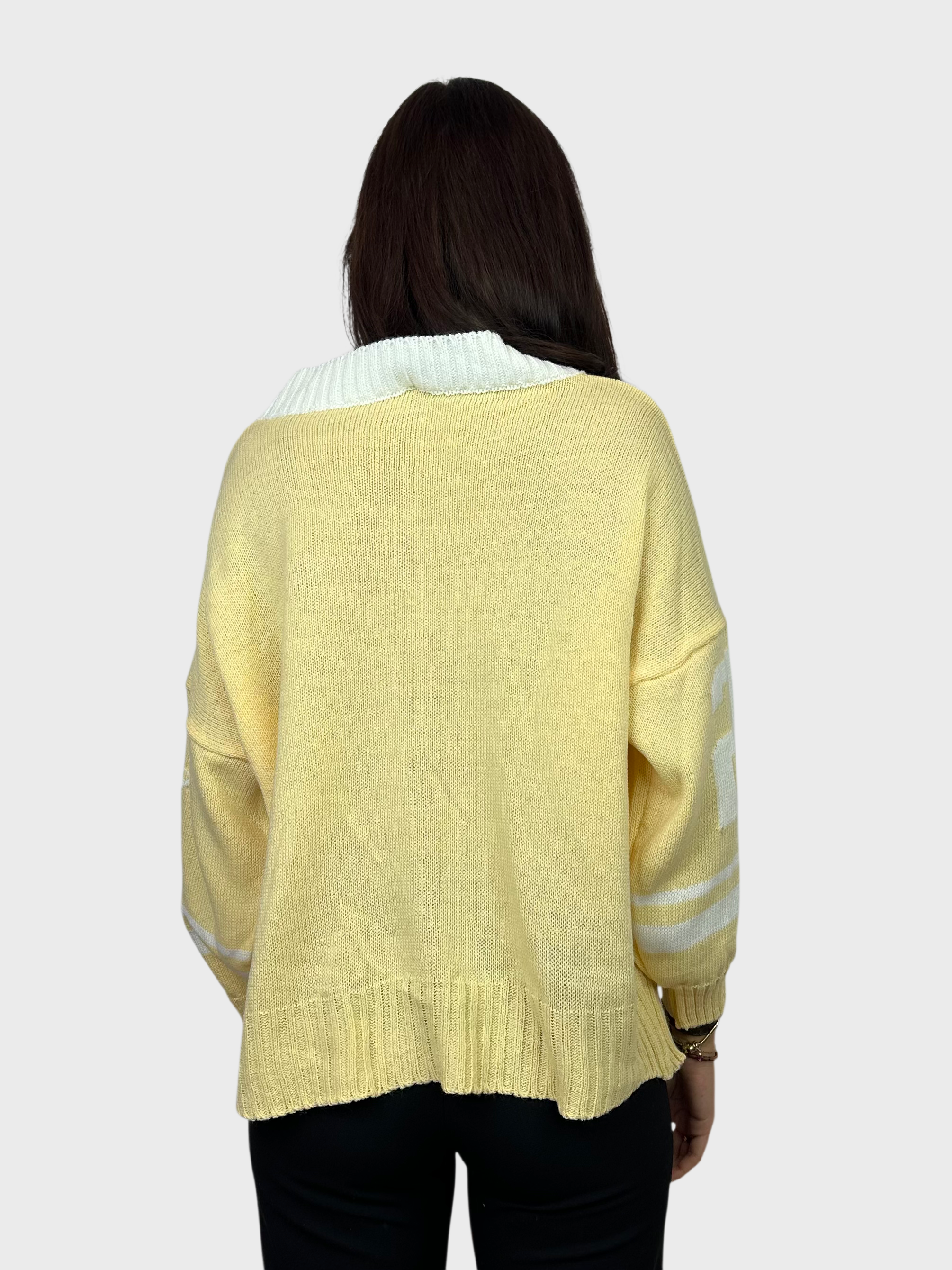 Stars 23 Sweater - Geel