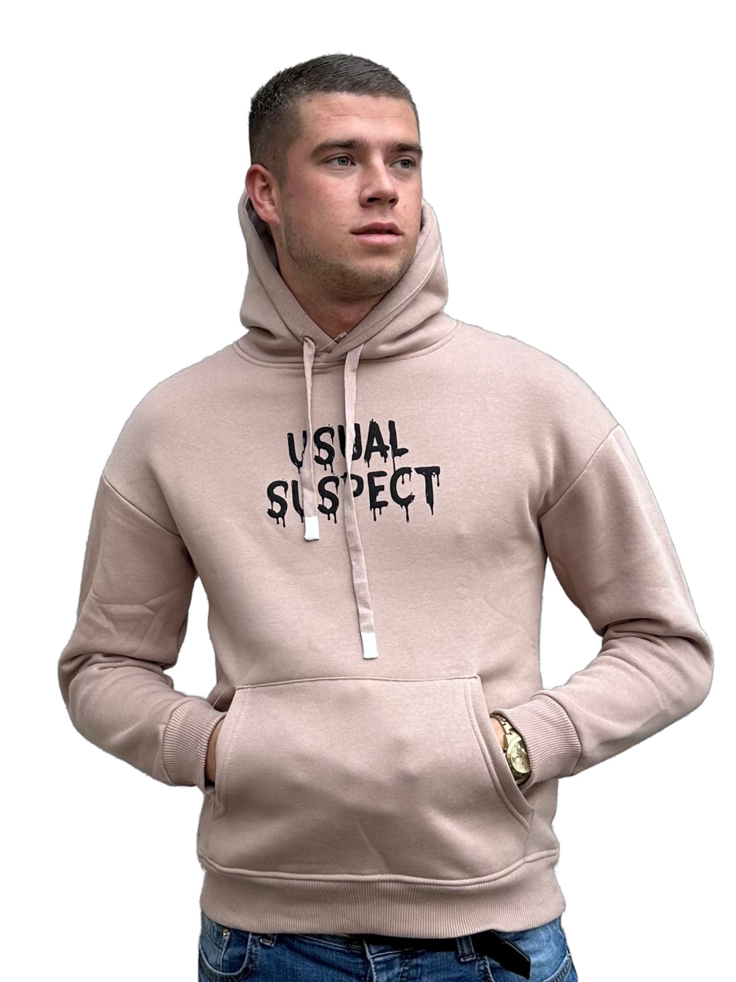 Usual Suspect Hoodie - Nude