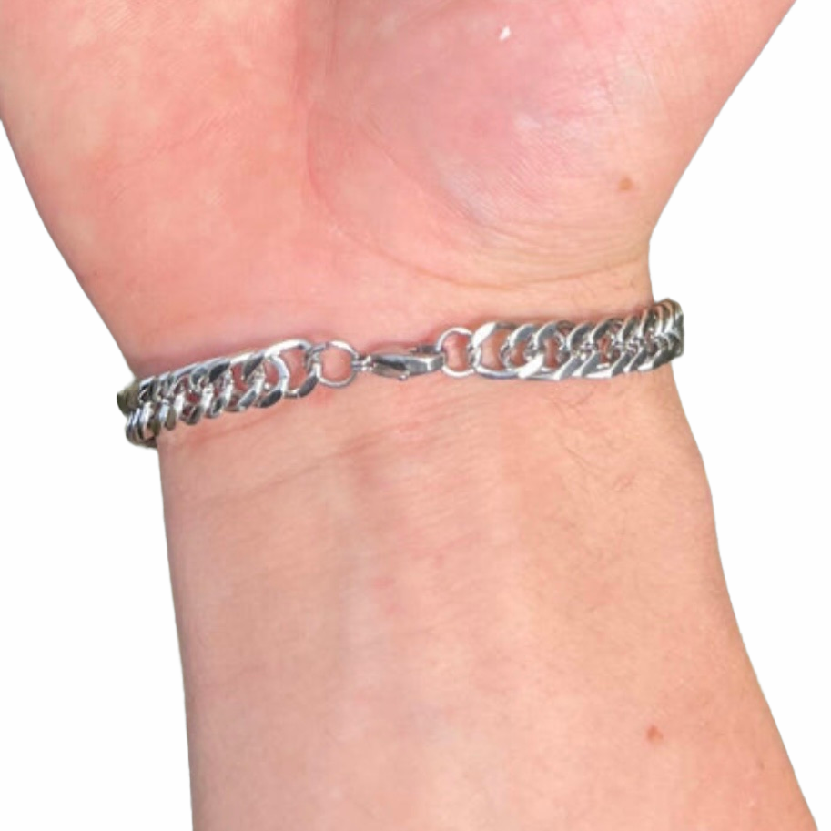 Nutro Chain Bracelet - Zilver - Flexxfashion Flexxfashion Nutro Chain Bracelet - Zilver