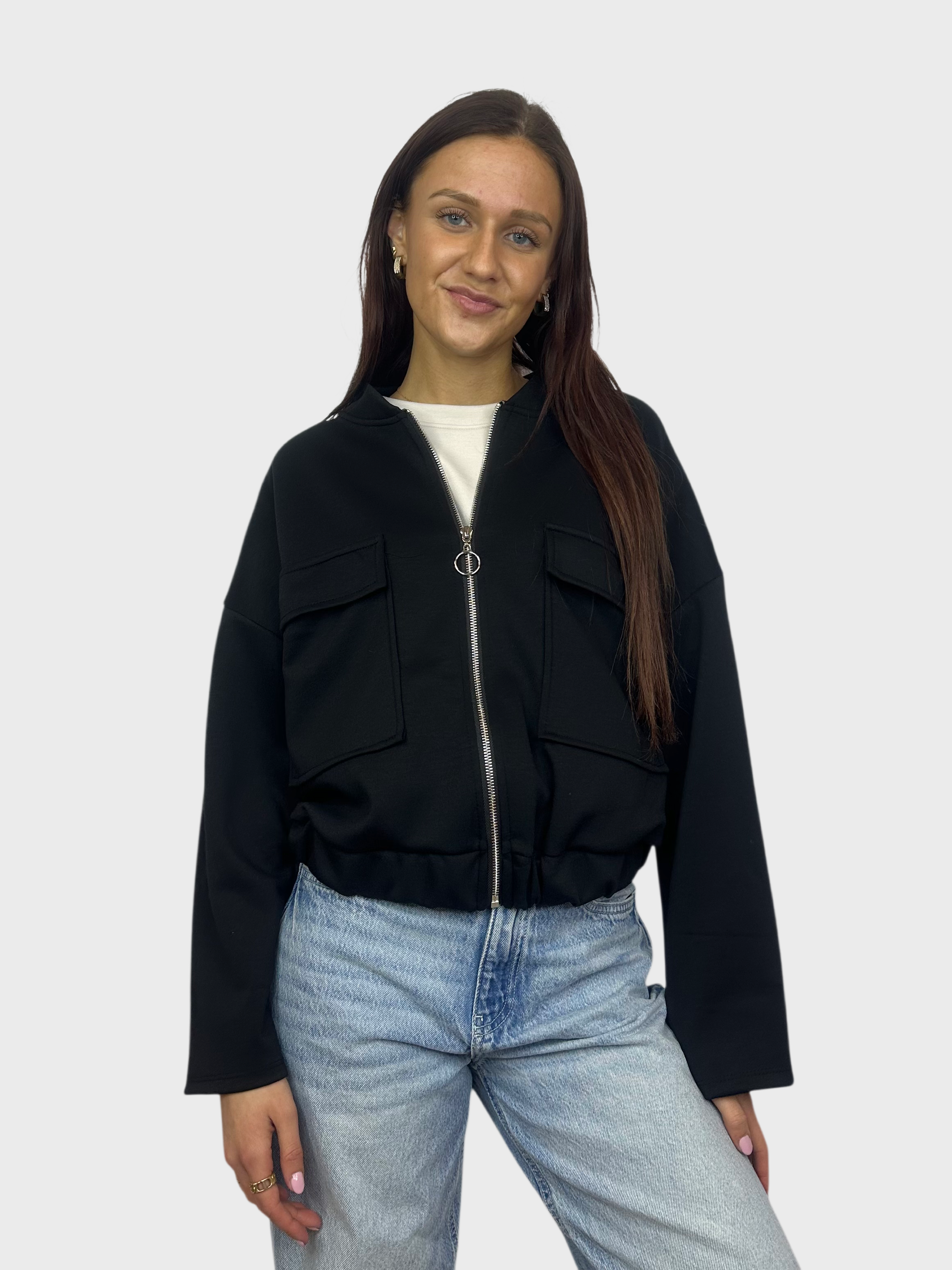 Cargo Jacket - Zwart
