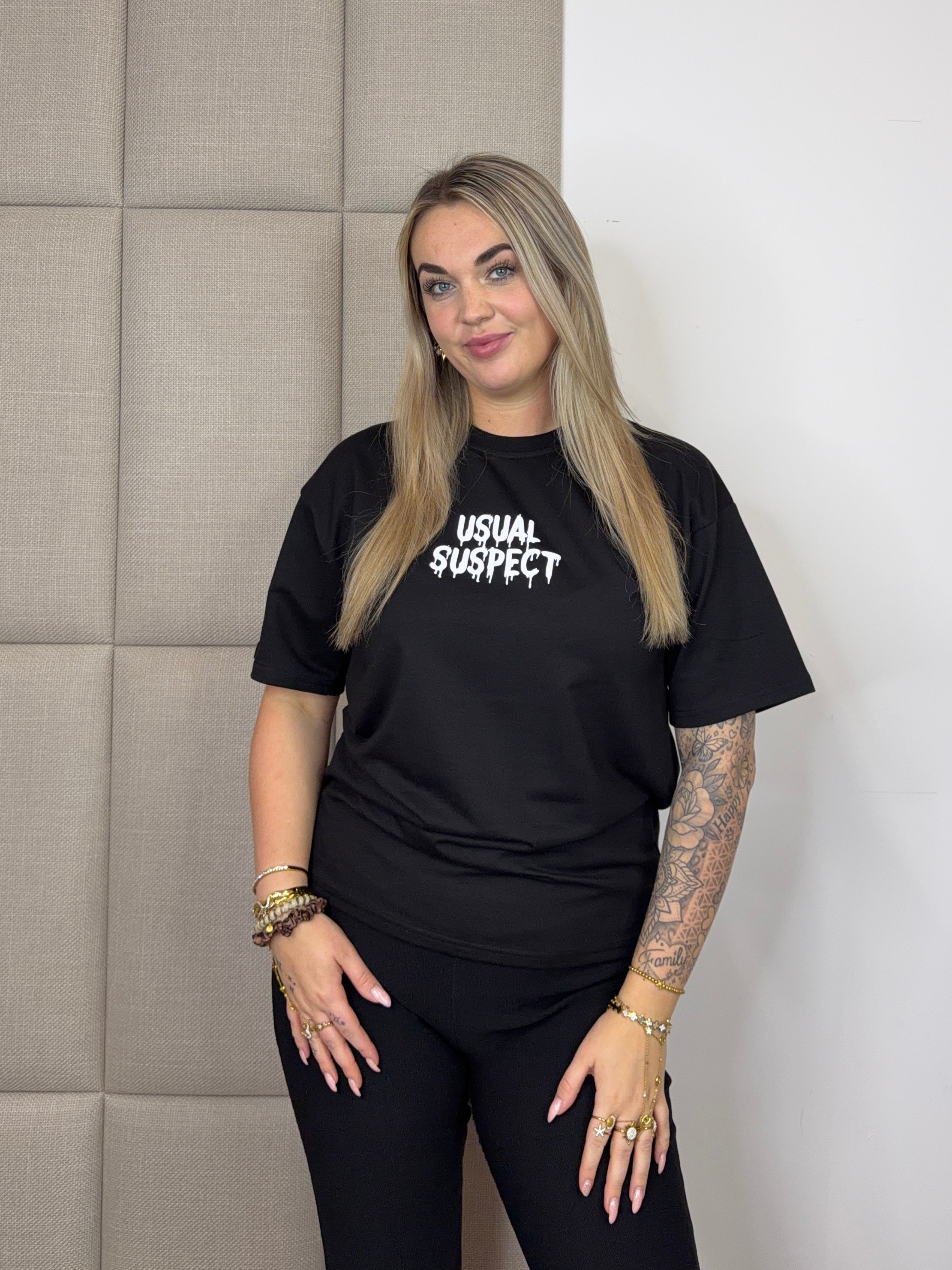 Usual Suspect T-Shirt - Zwart