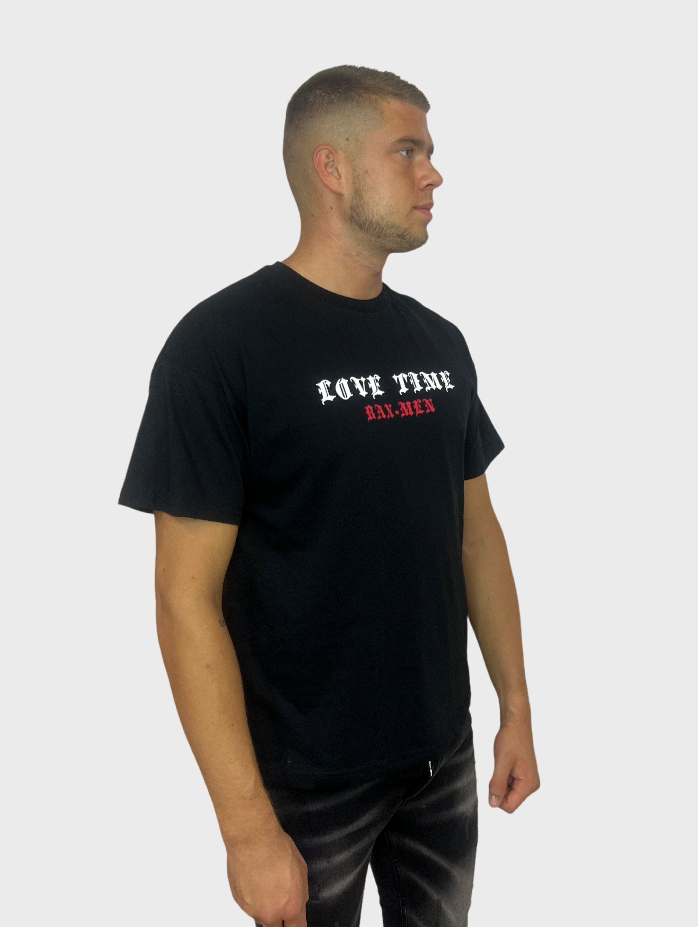 Love Time T-Shirt - Zwart