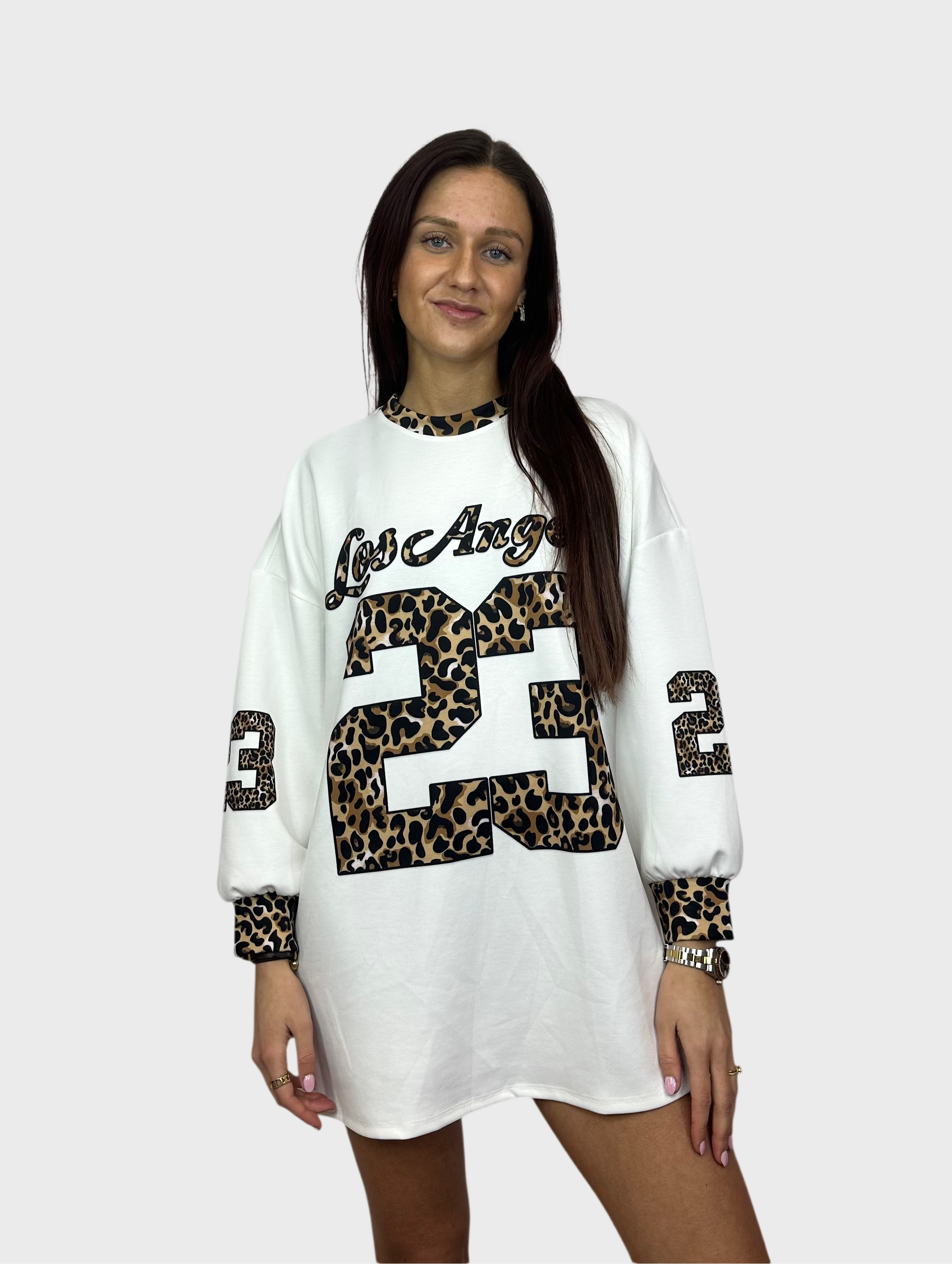 Los Angeles T-Shirt Dress - Wit