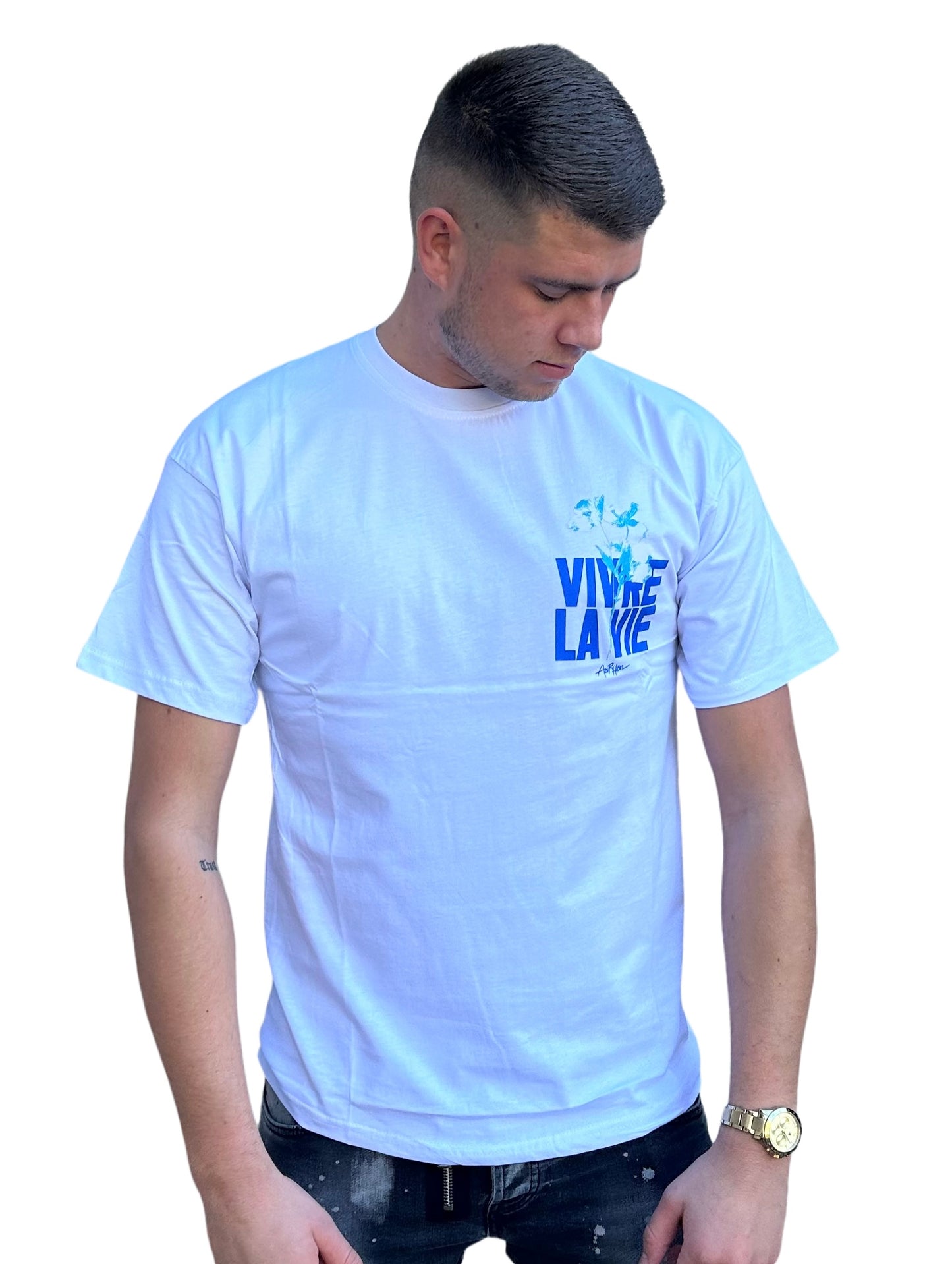 Vivre La Vie T-Shirt - Wit