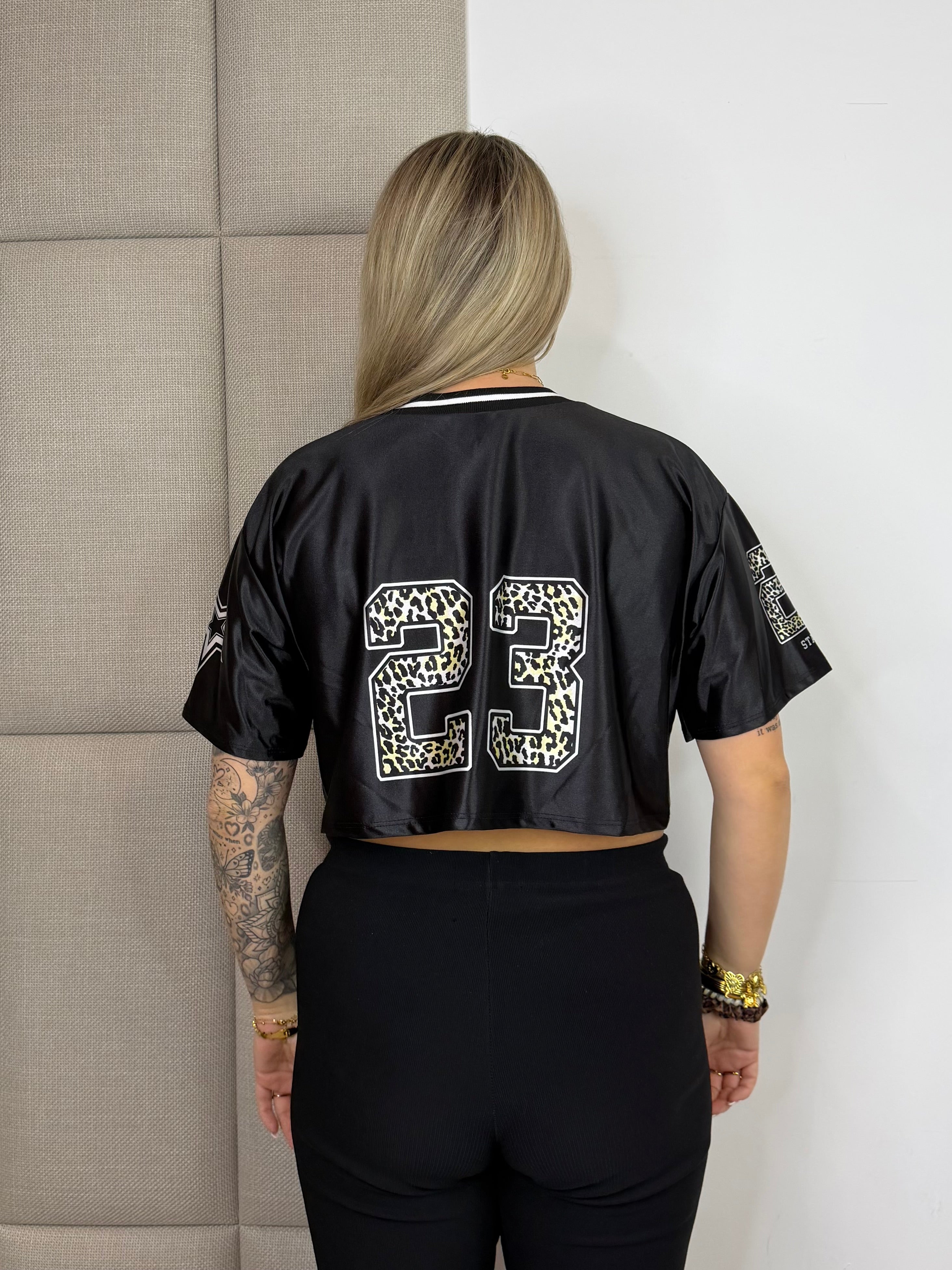 Genius Jersey Top - Zwart