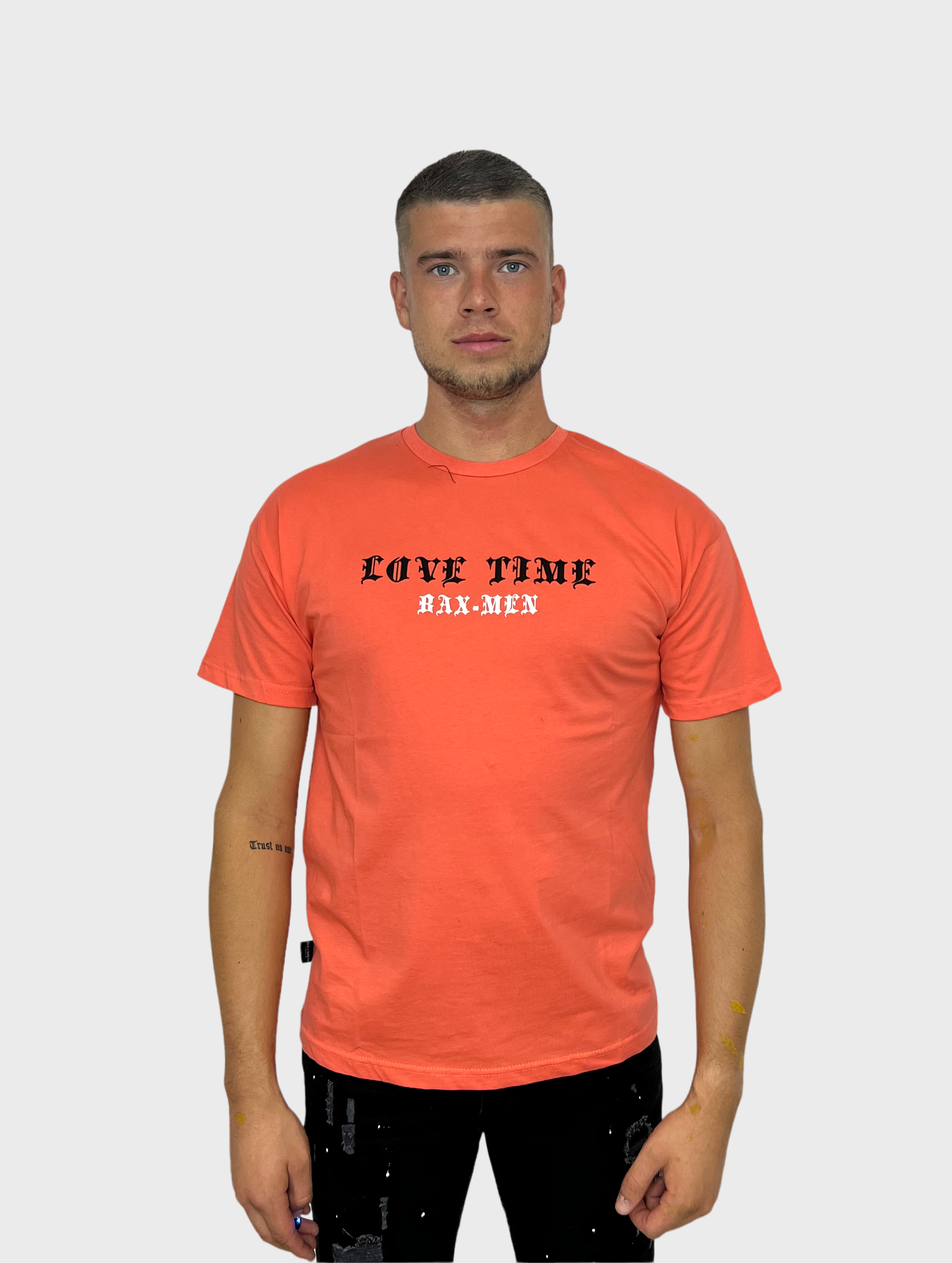 Love Time T-Shirt - Oranje