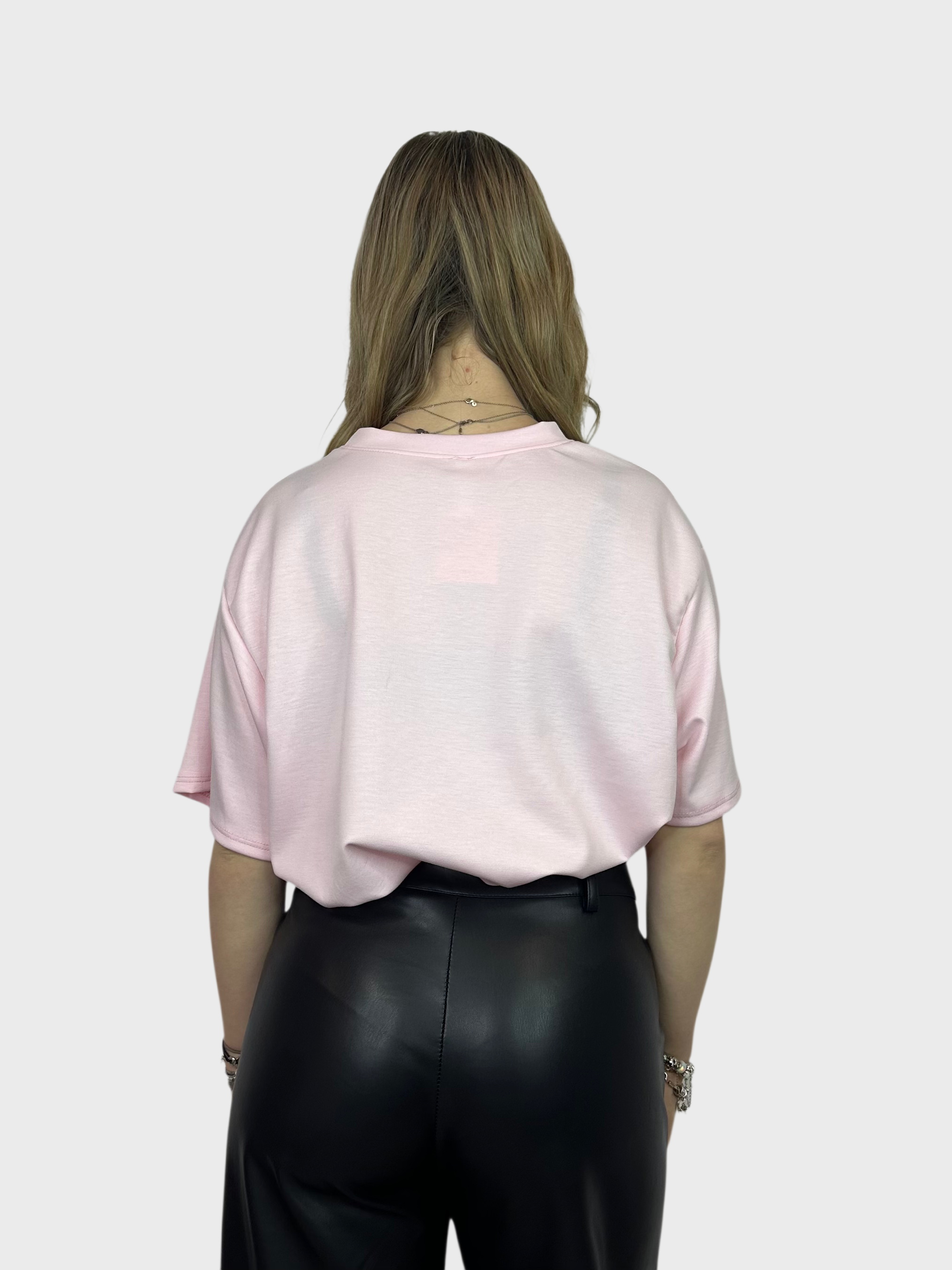 LA Leopard Top - Roze