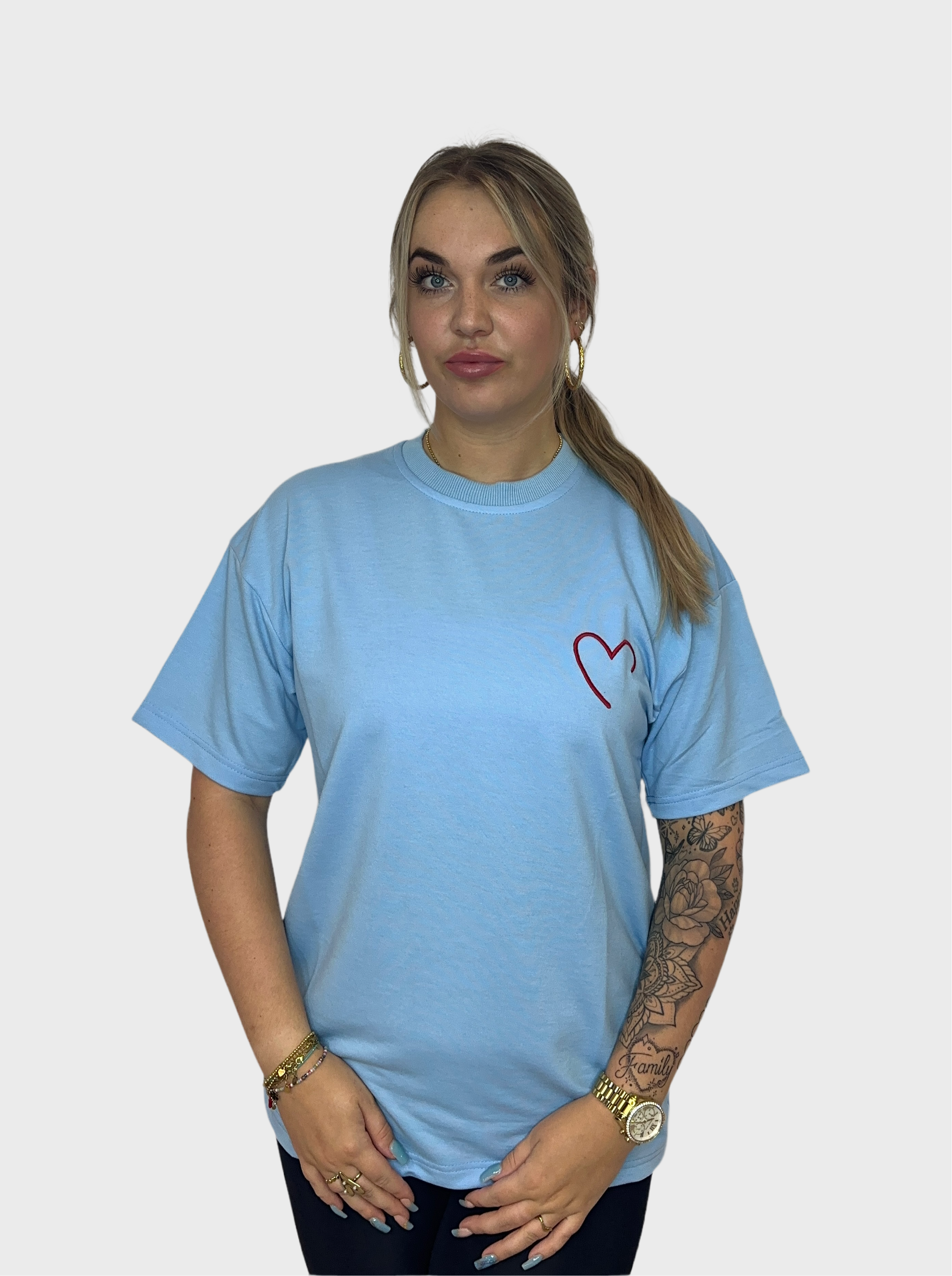 Lovely T-Shirt - Baby Blauw