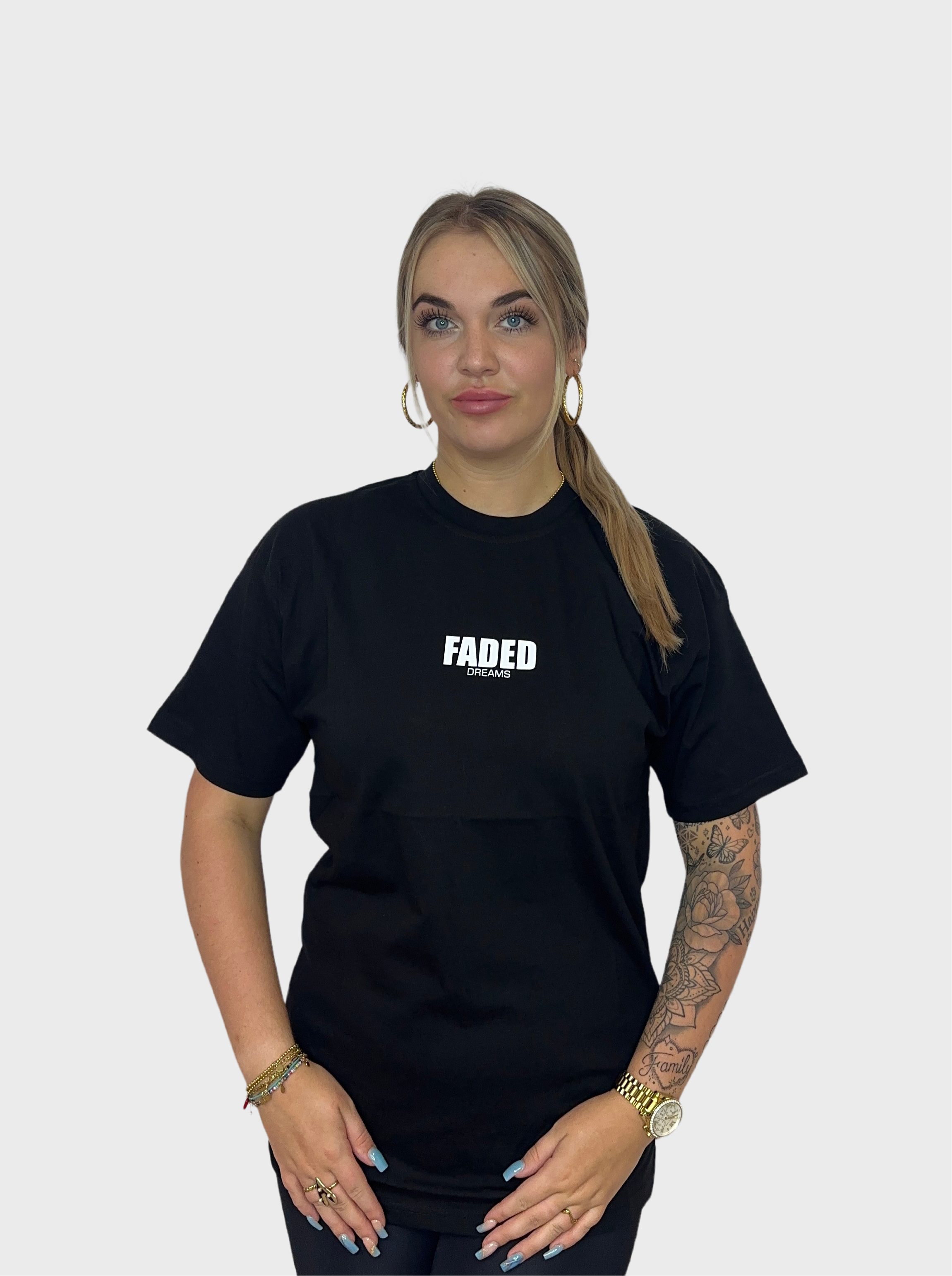 Faded T-Shirt - Zwart