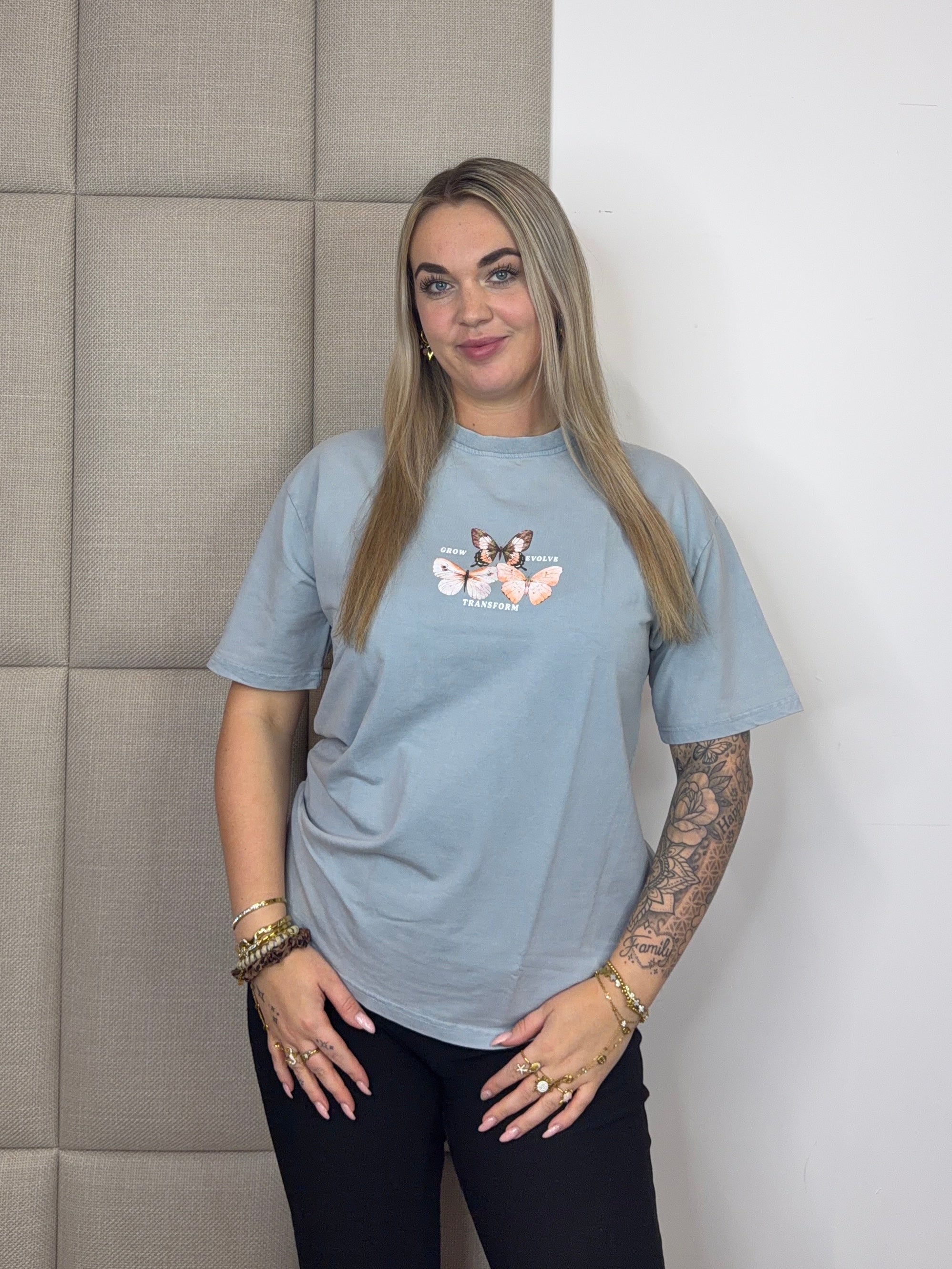 Combi Fly T-Shirt - Licht Blauw