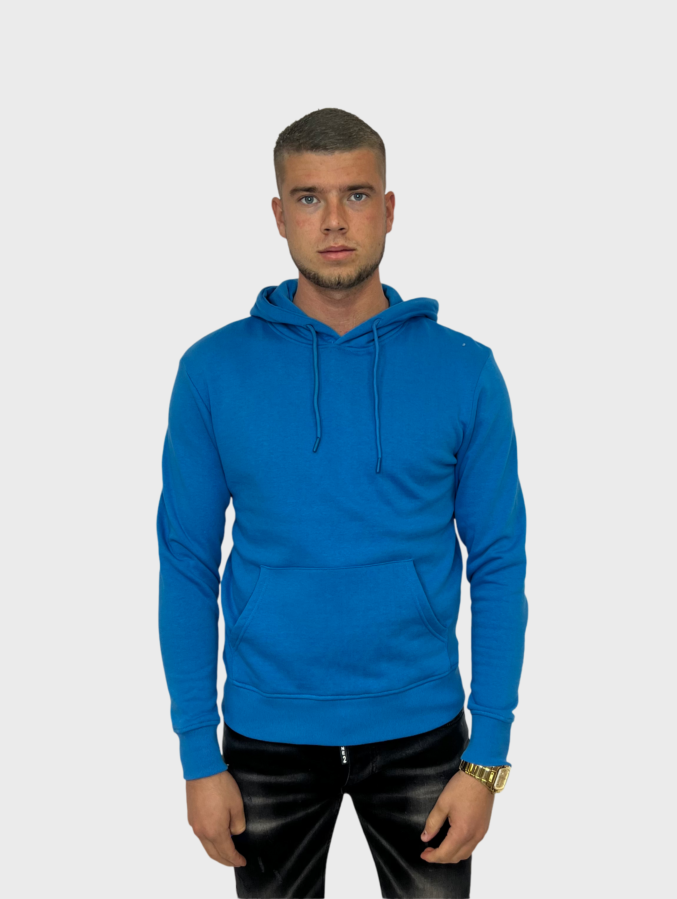 Basic Hoodie - Kobalt Blauw