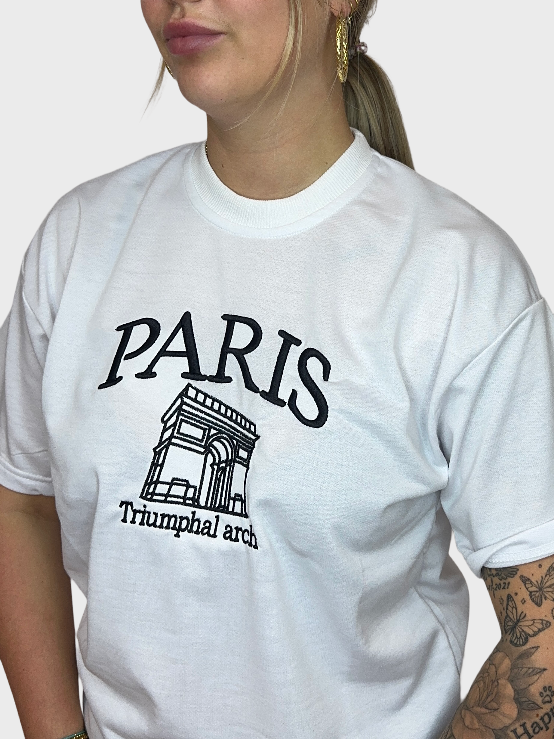 Paris Basic T-Shirt - Wit