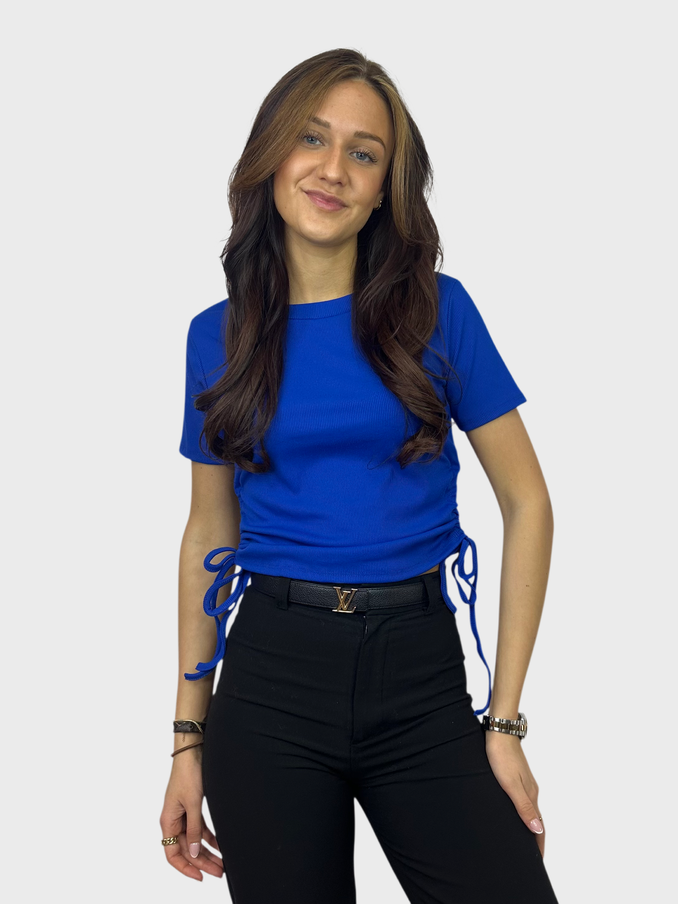 Mandy Top - Kobalt Blauw