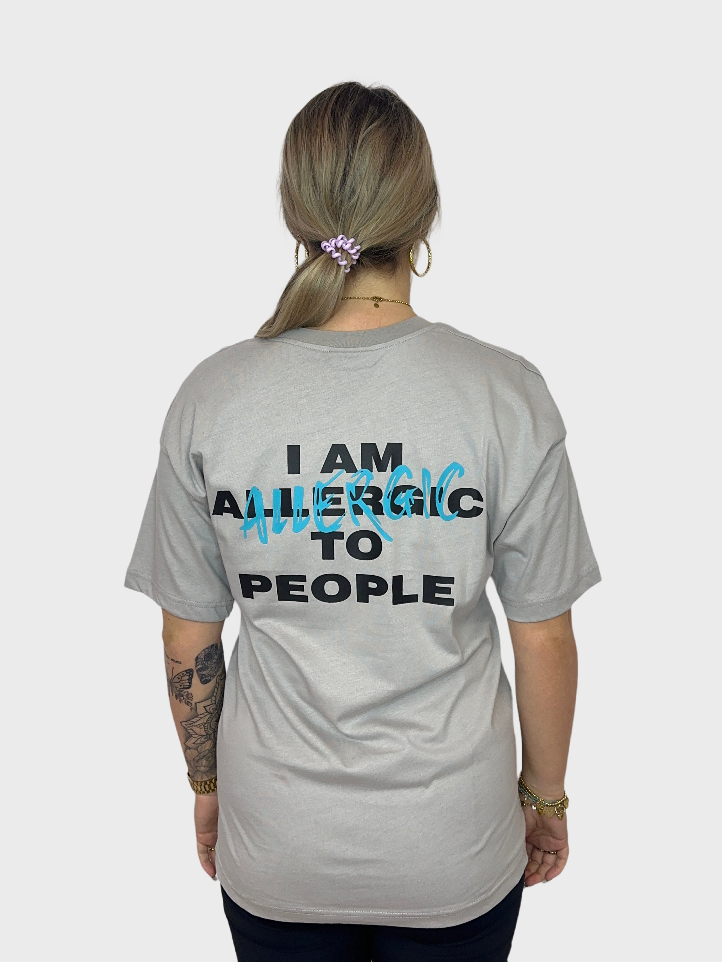 I am Allergic T-Shirt - Grijs