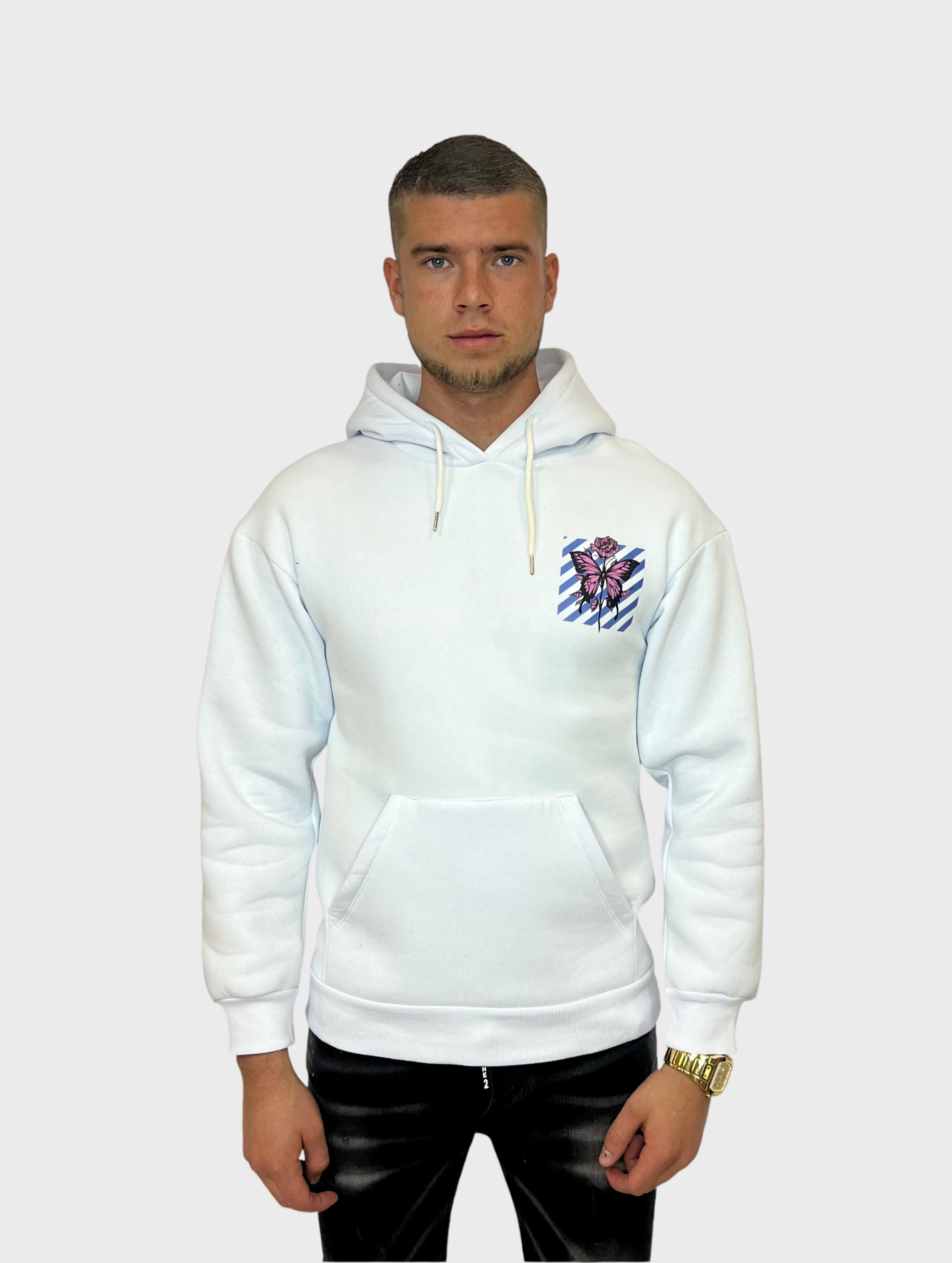 Spirit Butterfly Hoodie - Wit