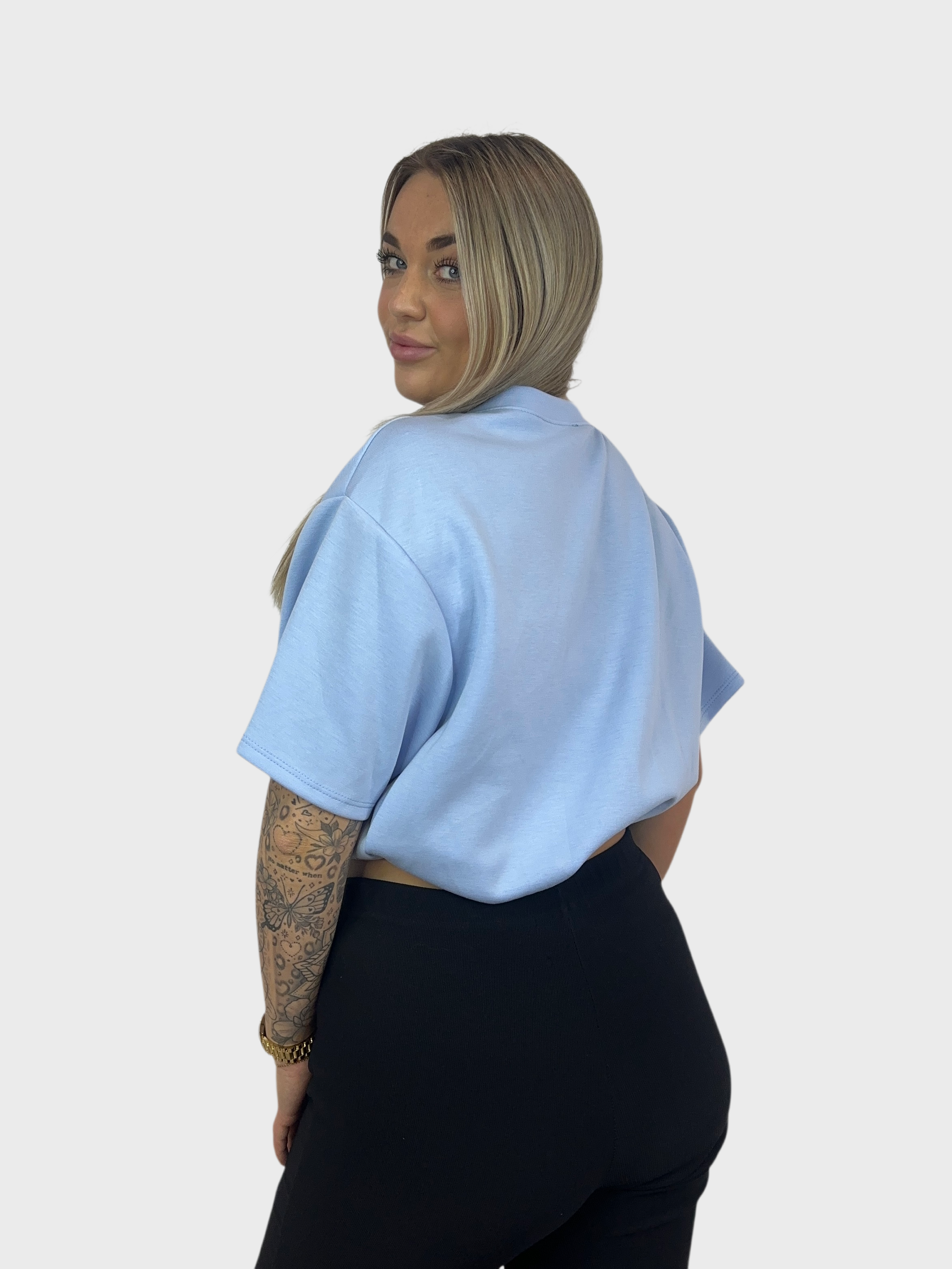 Robine Top - Baby Blauw