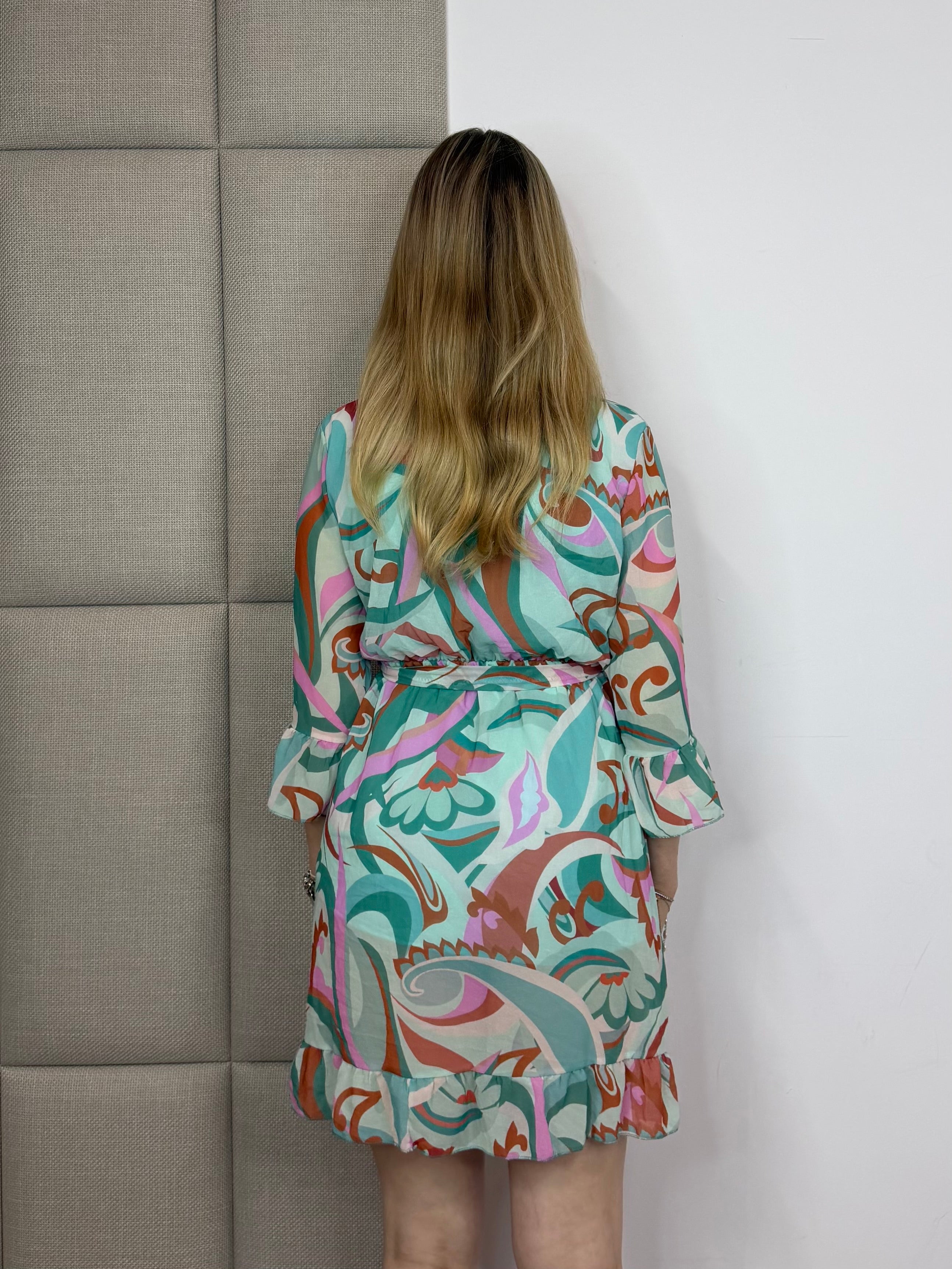 Swirl Dress - Mint