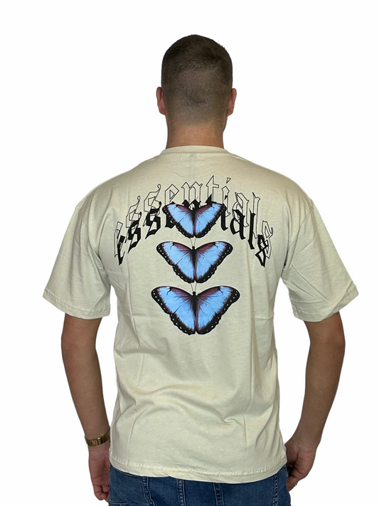Essentials Butterfly T-Shirt - Beige