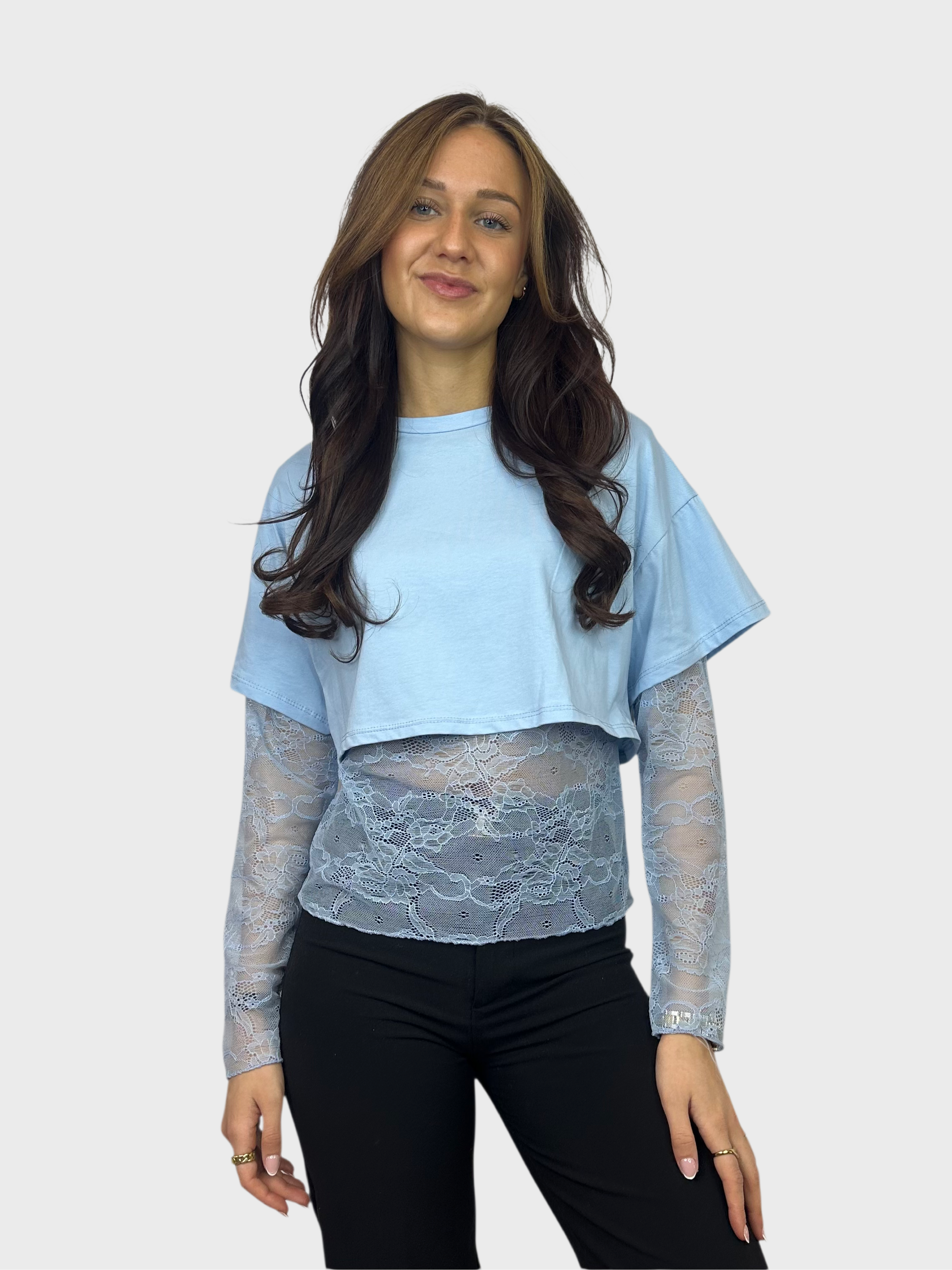 Layered Top - Blauw