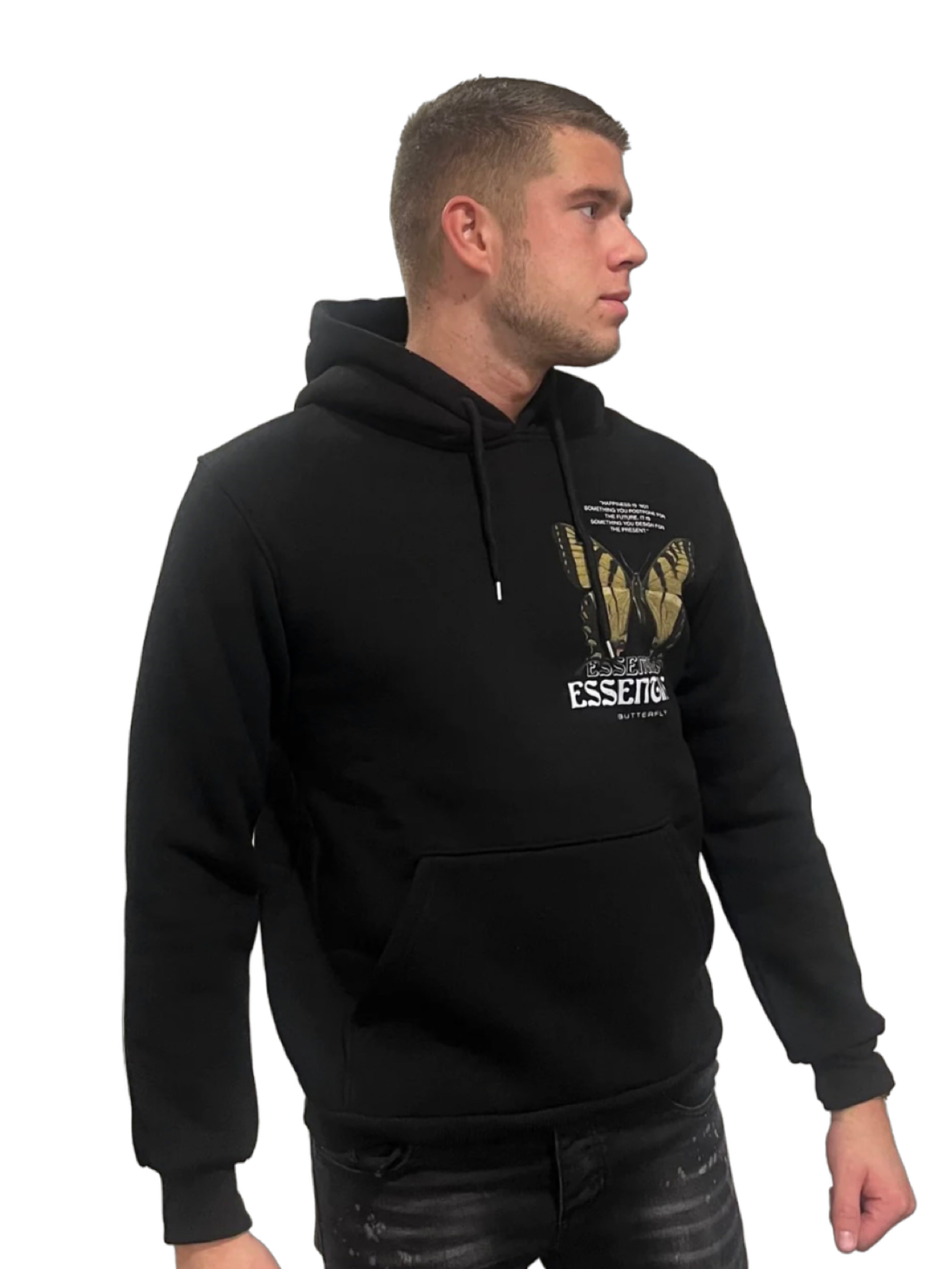 Butterfly store hoodie black